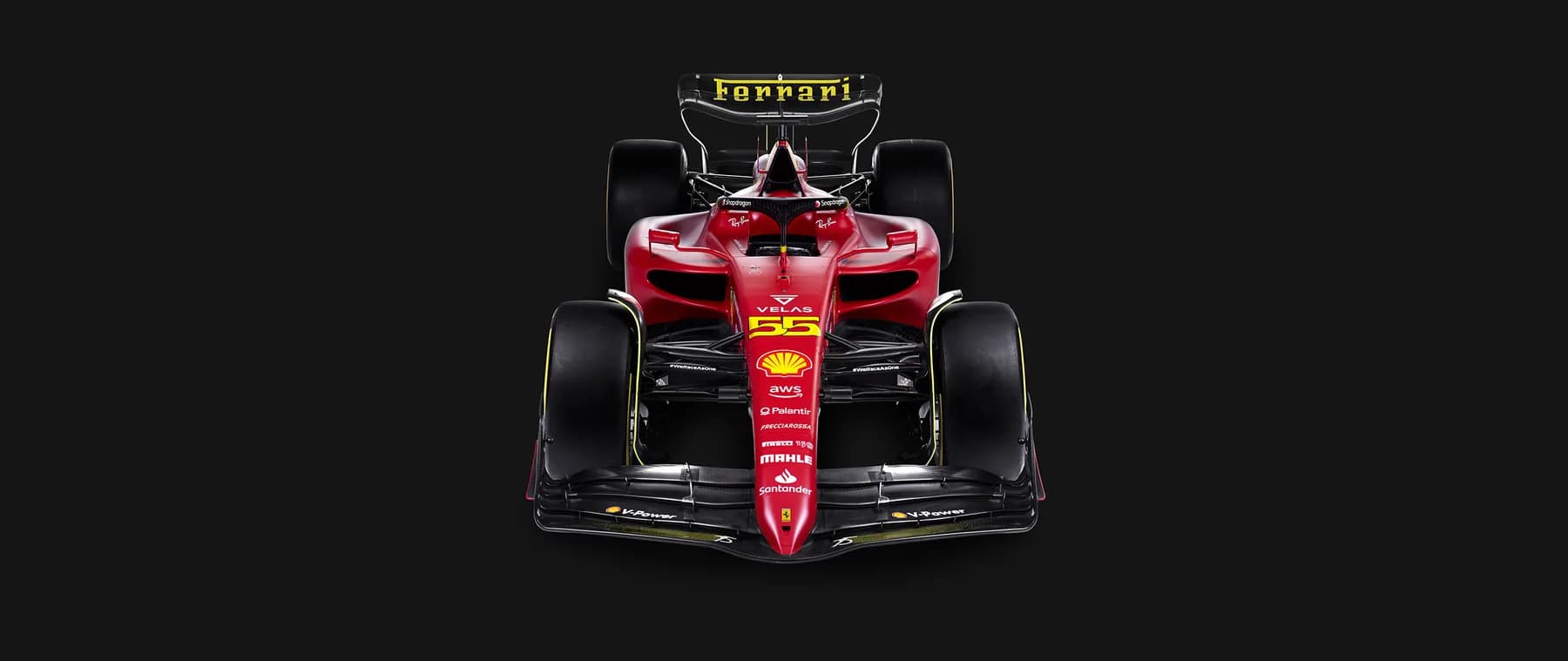 Ferrari F1 Frontal Oscuro