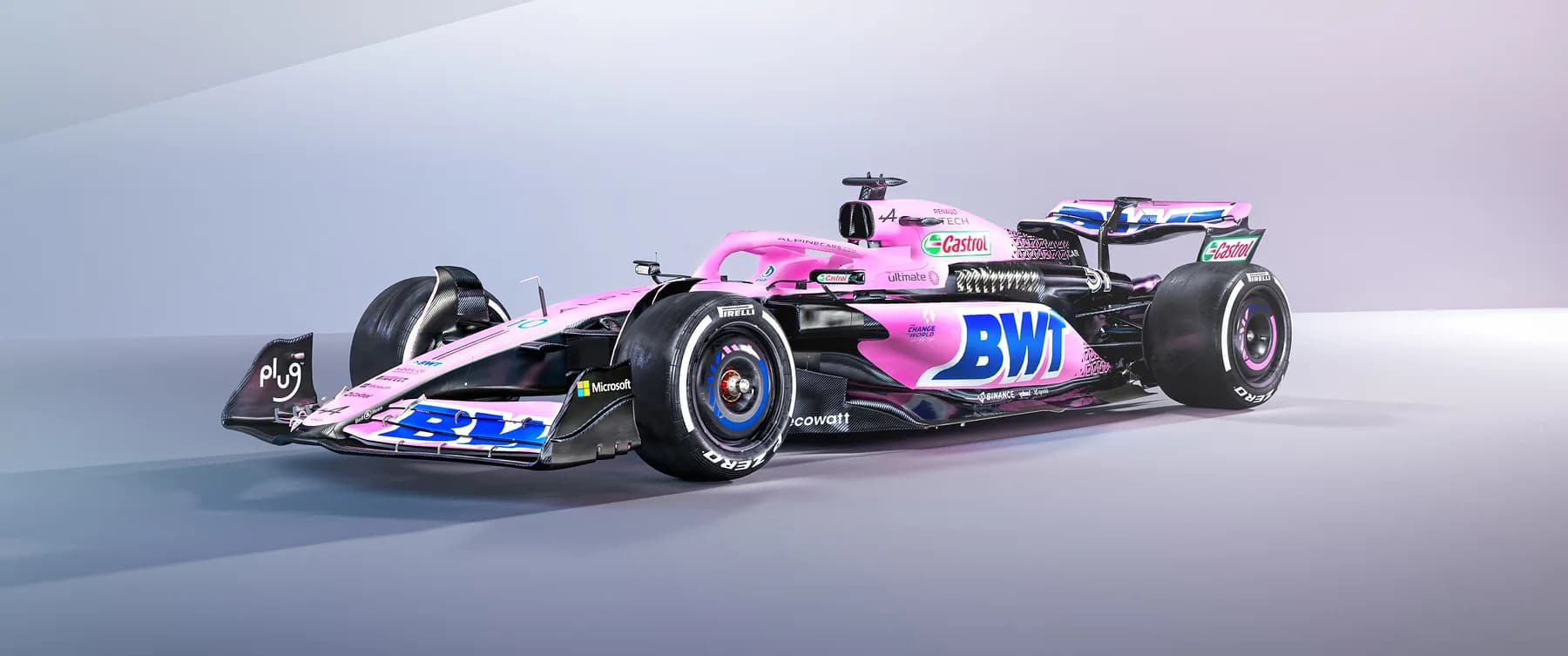 Alpine BWT F1 Vista 3/4 Púrpura