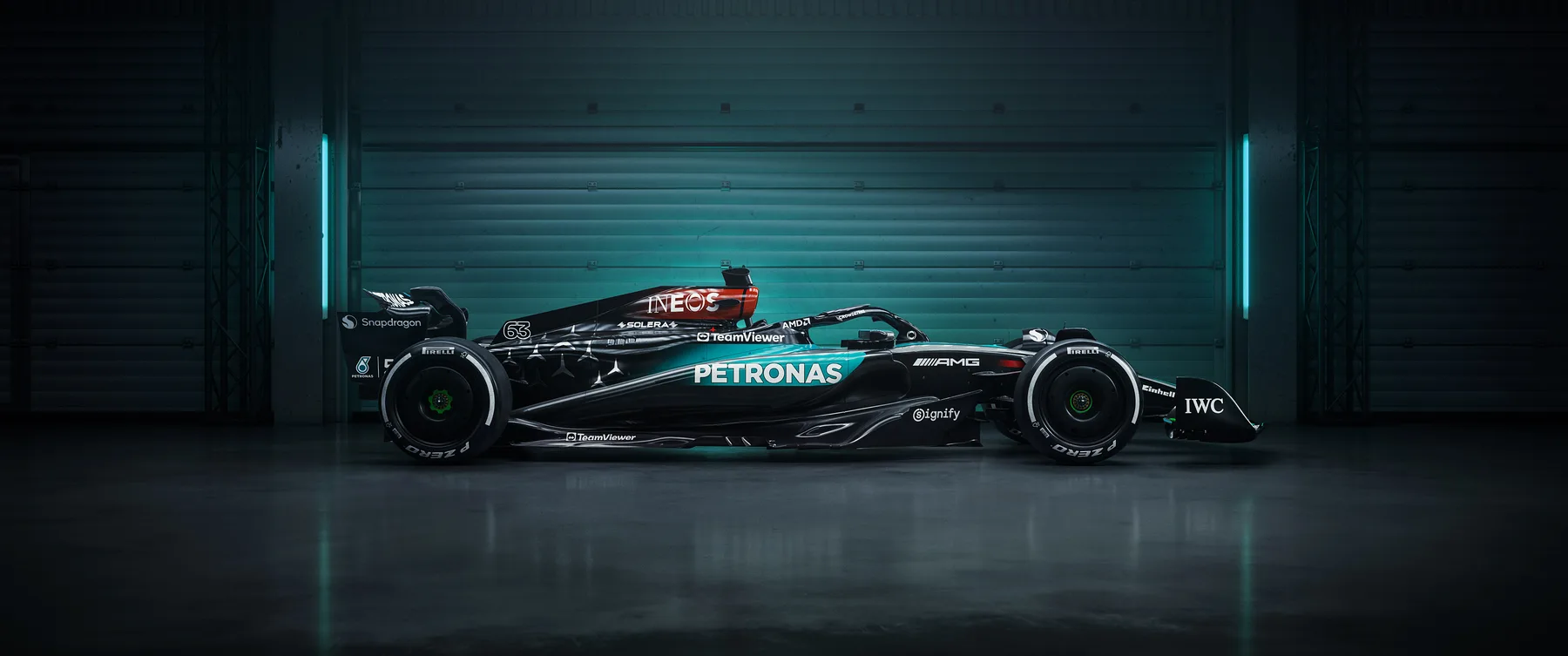 Mercedes AMG Petronas F1 Garaje