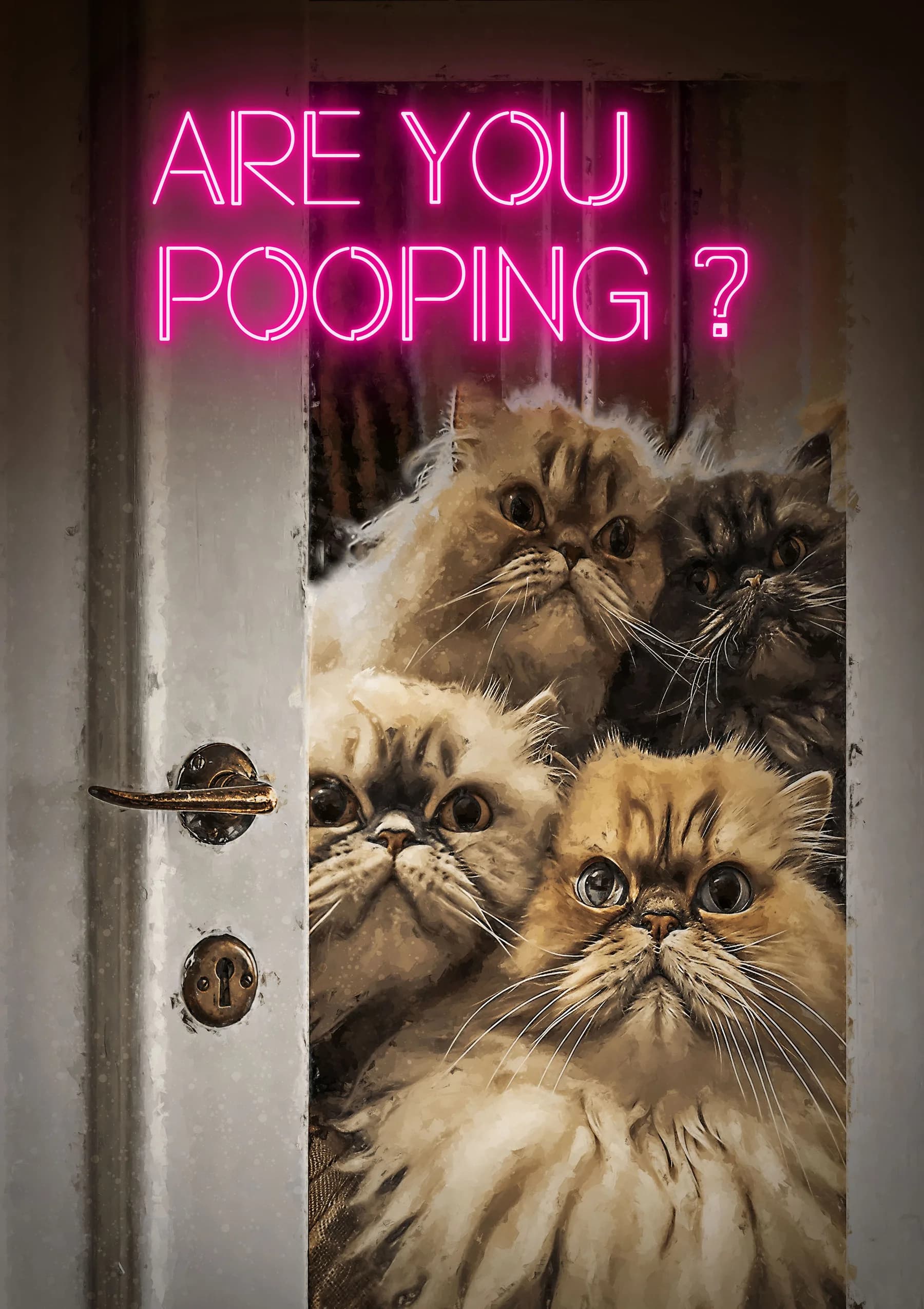 Gatos Are You Pooping