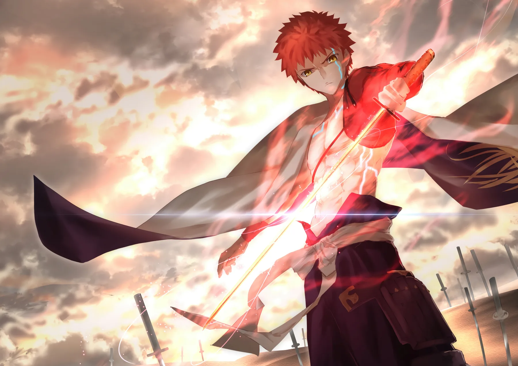 Shirou Emiya Espada y Cielo de Batalla