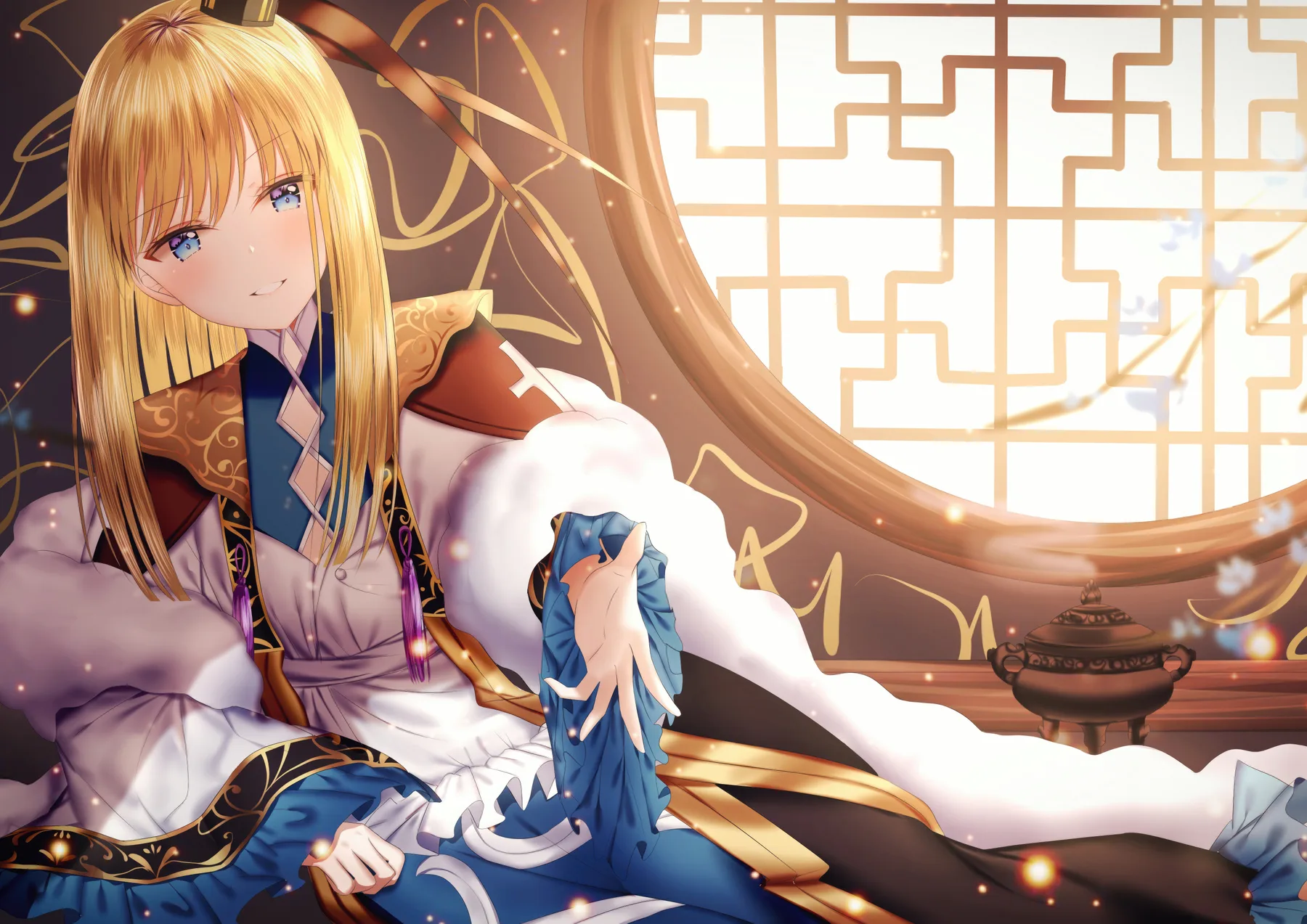 Fate Grand Order Vestimenta China Ventana Dorada