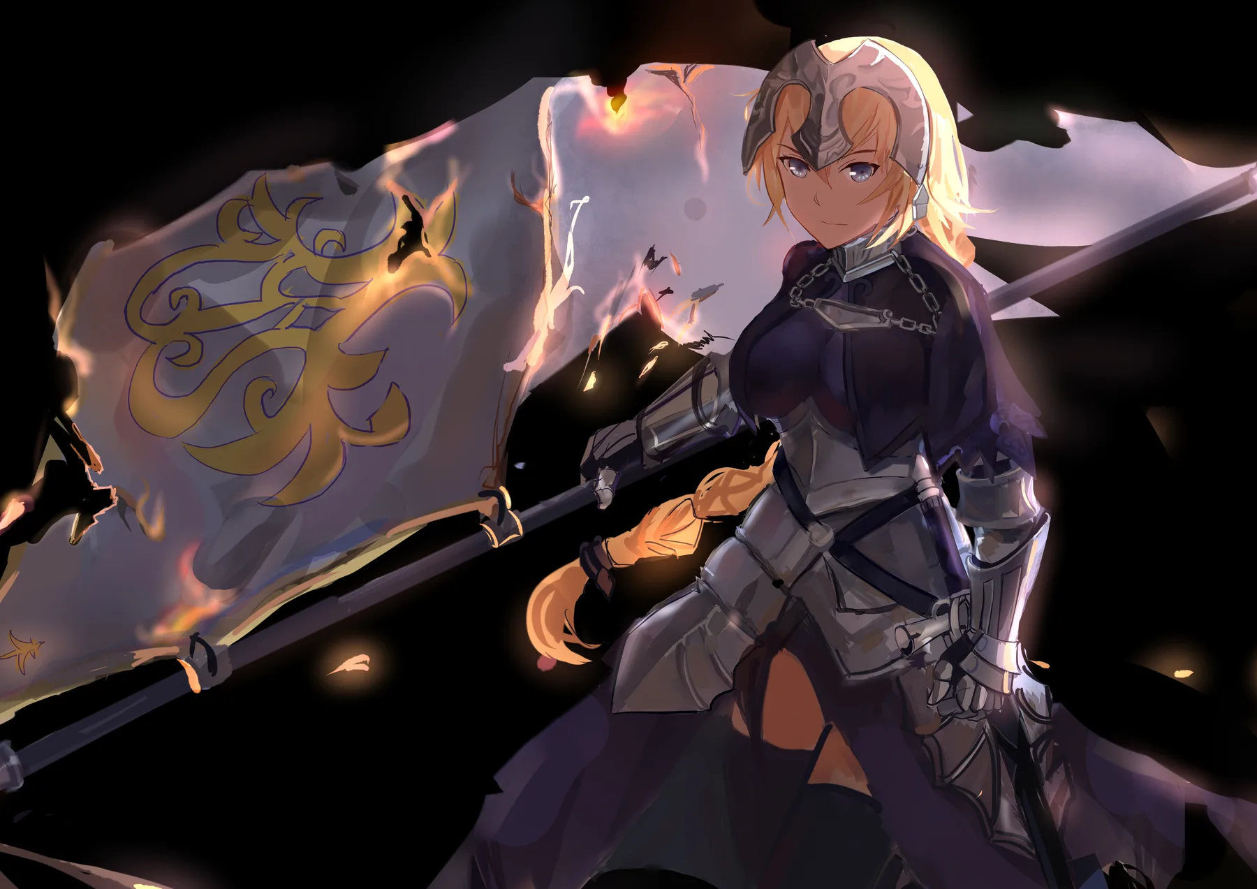 Jeanne dArc Alter Armadura Oscura Fate Grand Order