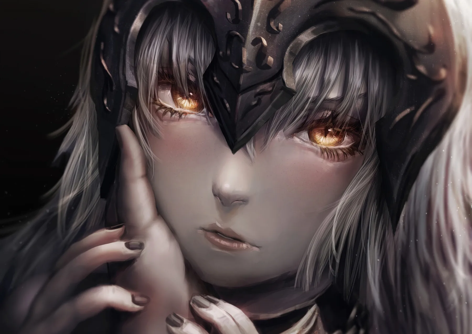 Fate Grand Order Ojos Dorados Primer Plano
