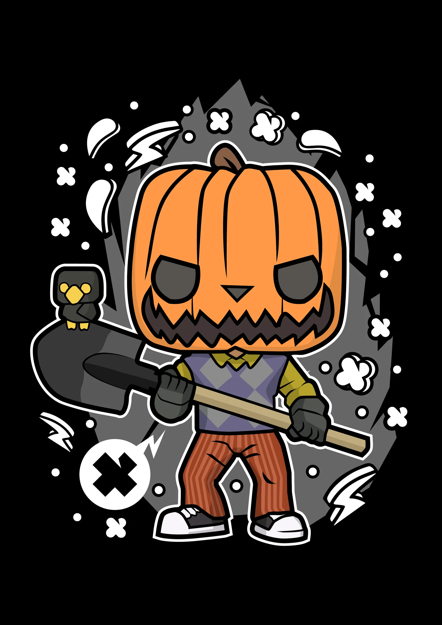 Jack O Lantern con Guadana