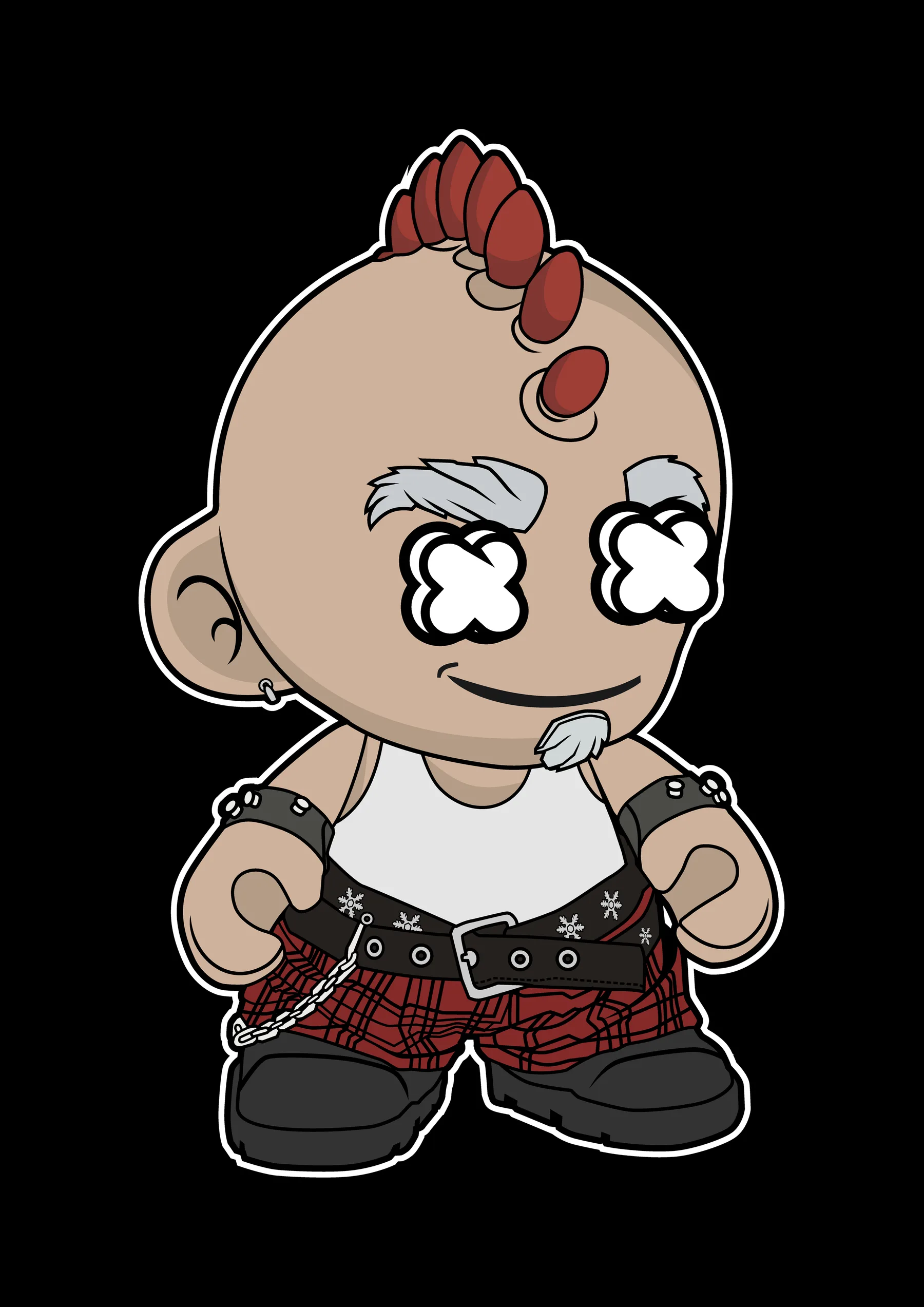 Nino Punk con Cresta