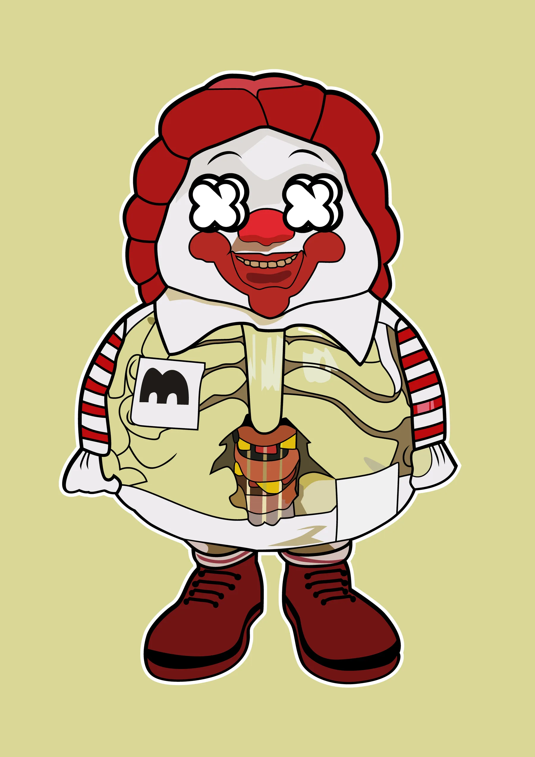 Ronald McDonald Payaso Zombie