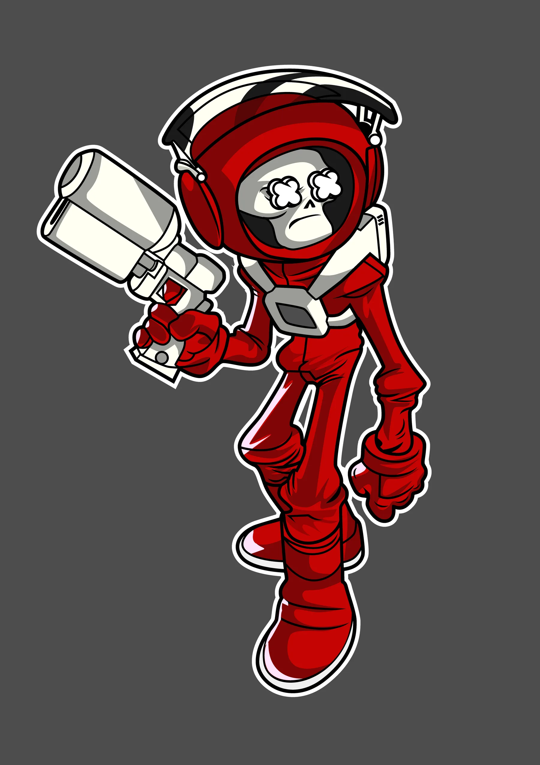 Robot Rojo con Camara