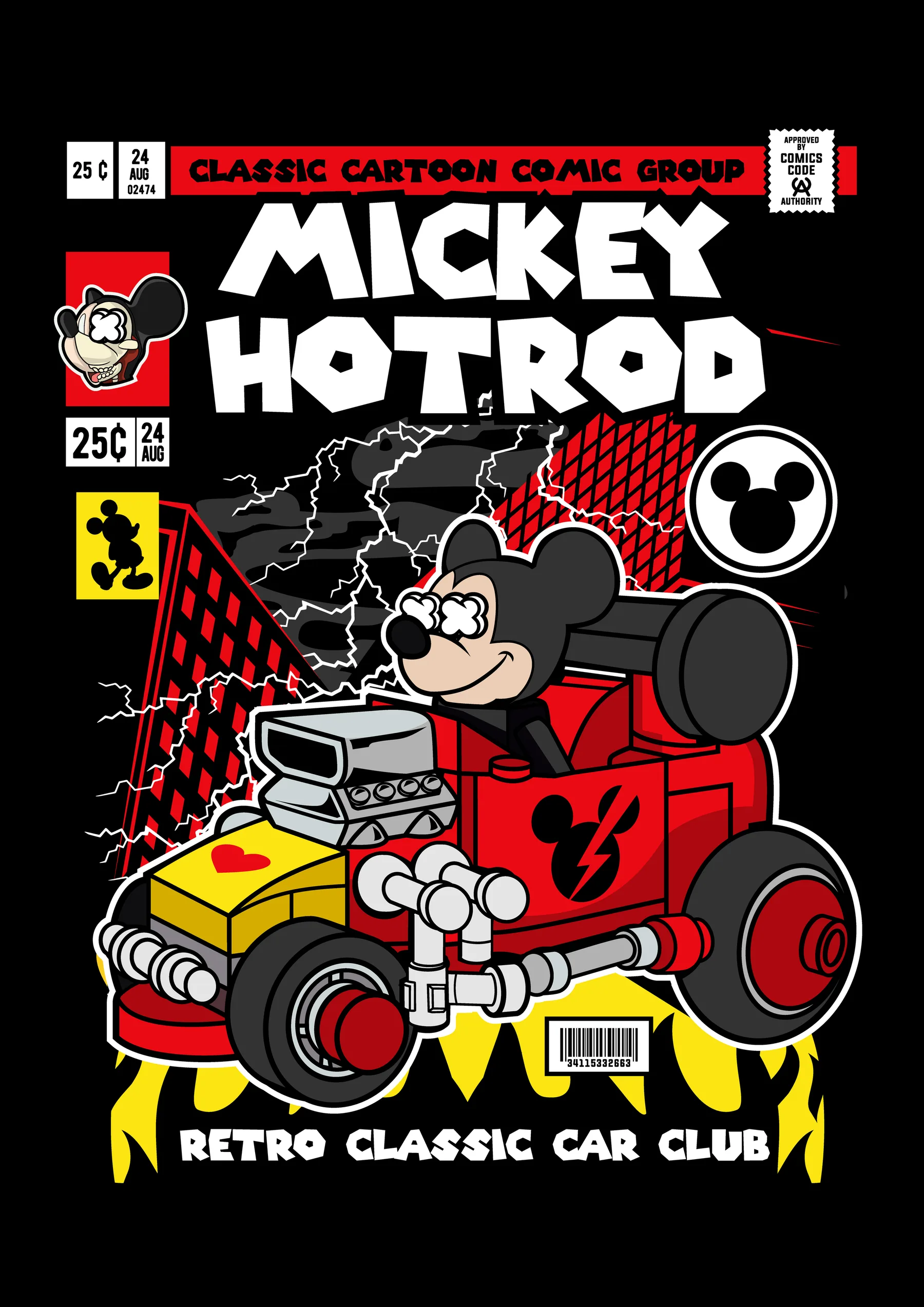 Mickey Mouse Hotrod