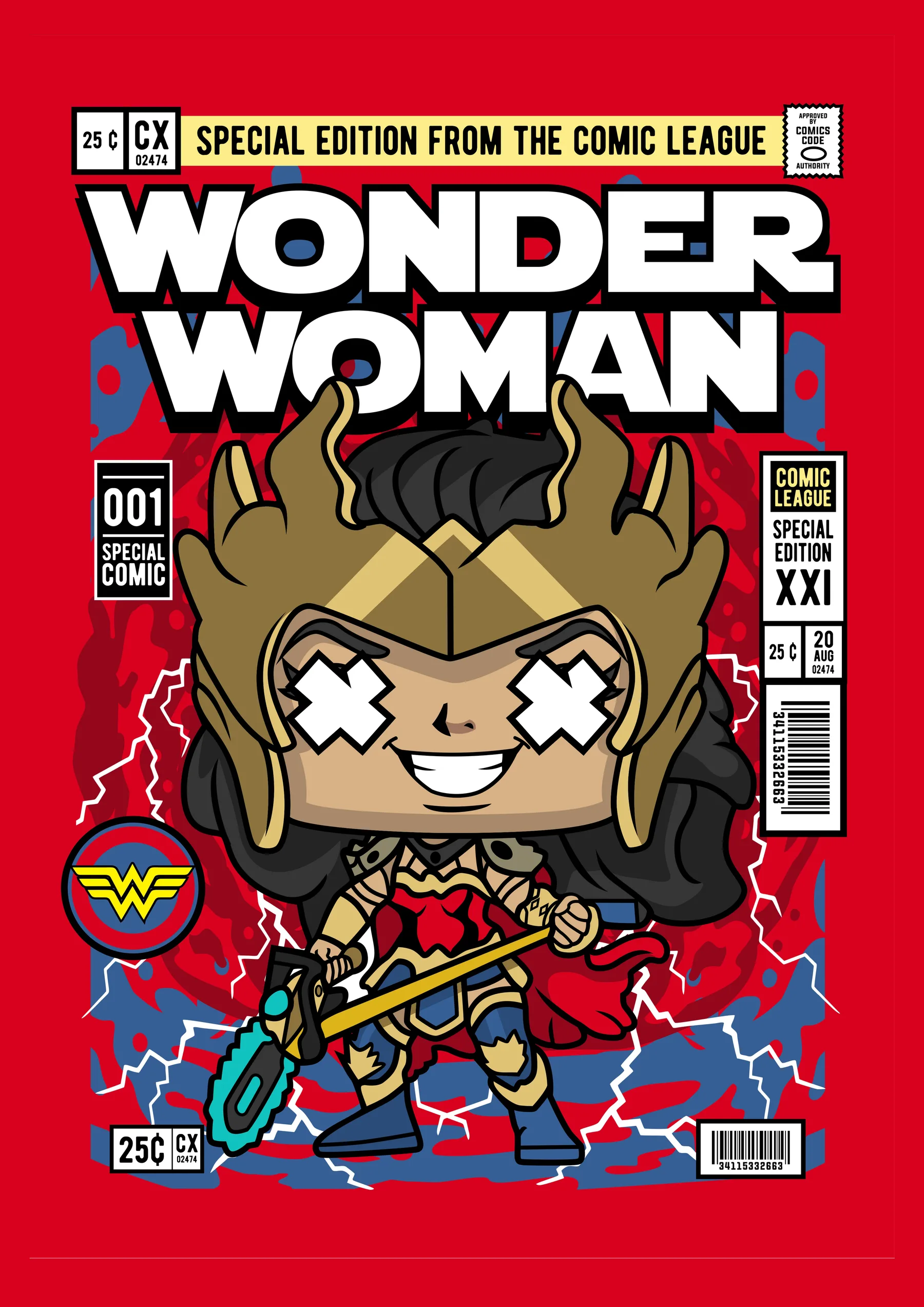 Wonder Woman con Espada