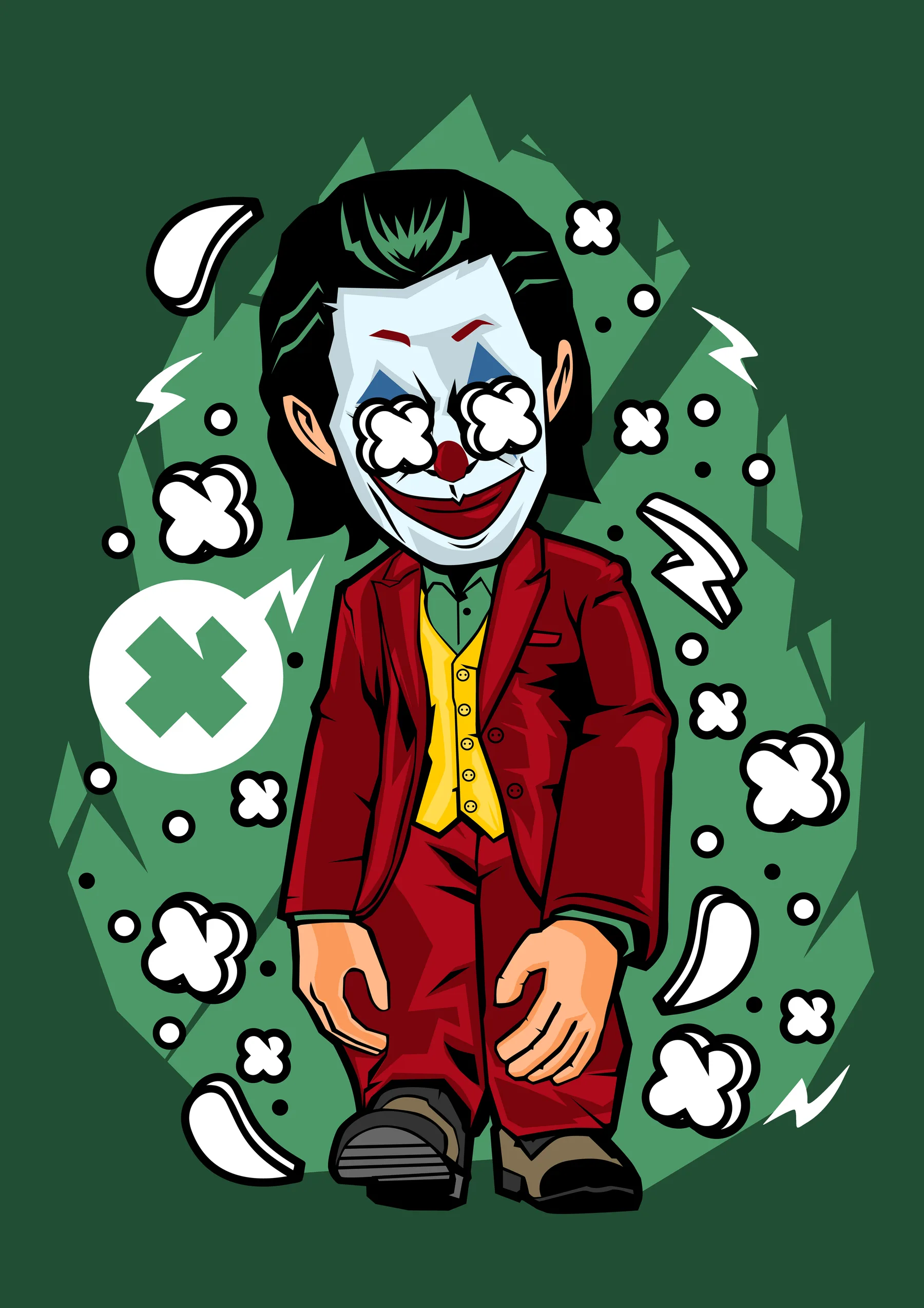 Joker Traje Rojo