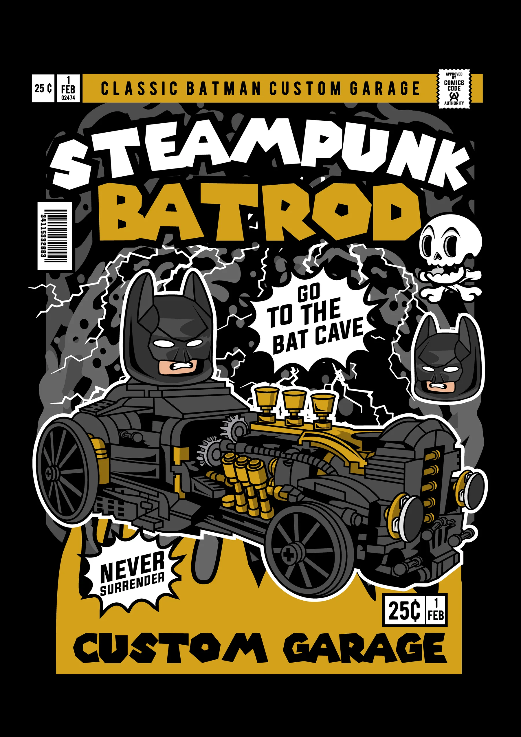 Batman Steampunk Batrod