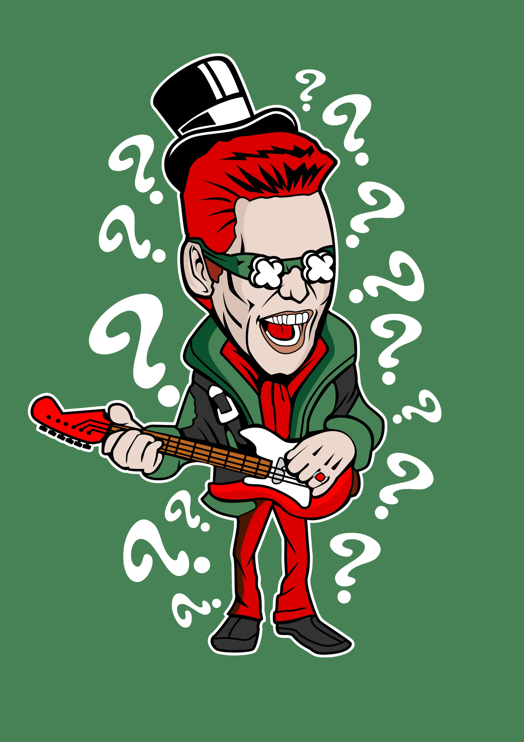 Riddler con Guitarra