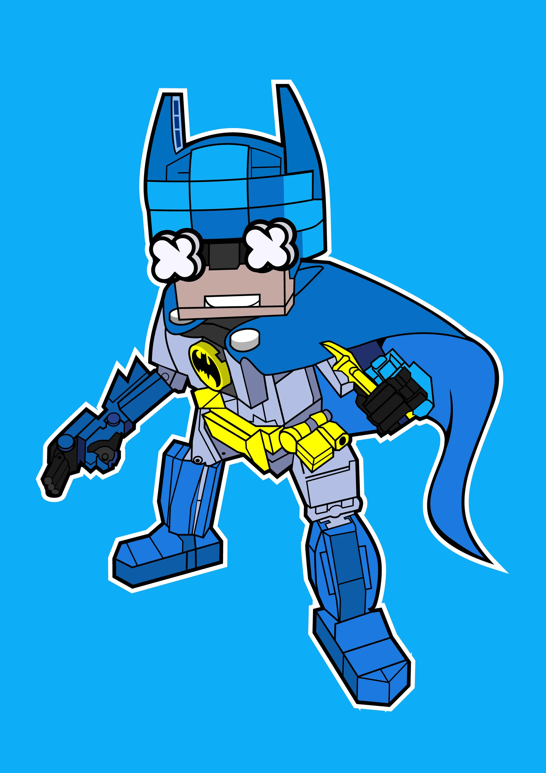Batman Estilo Robot Lego