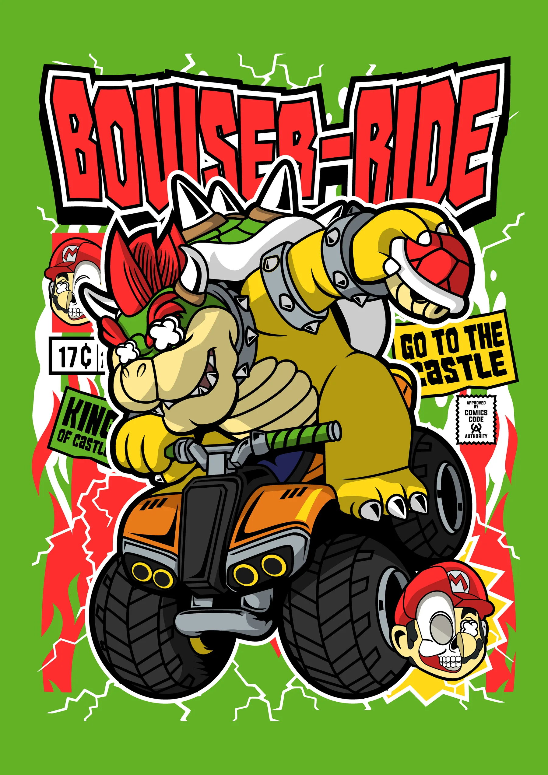 Bowser Ride Mario Kart