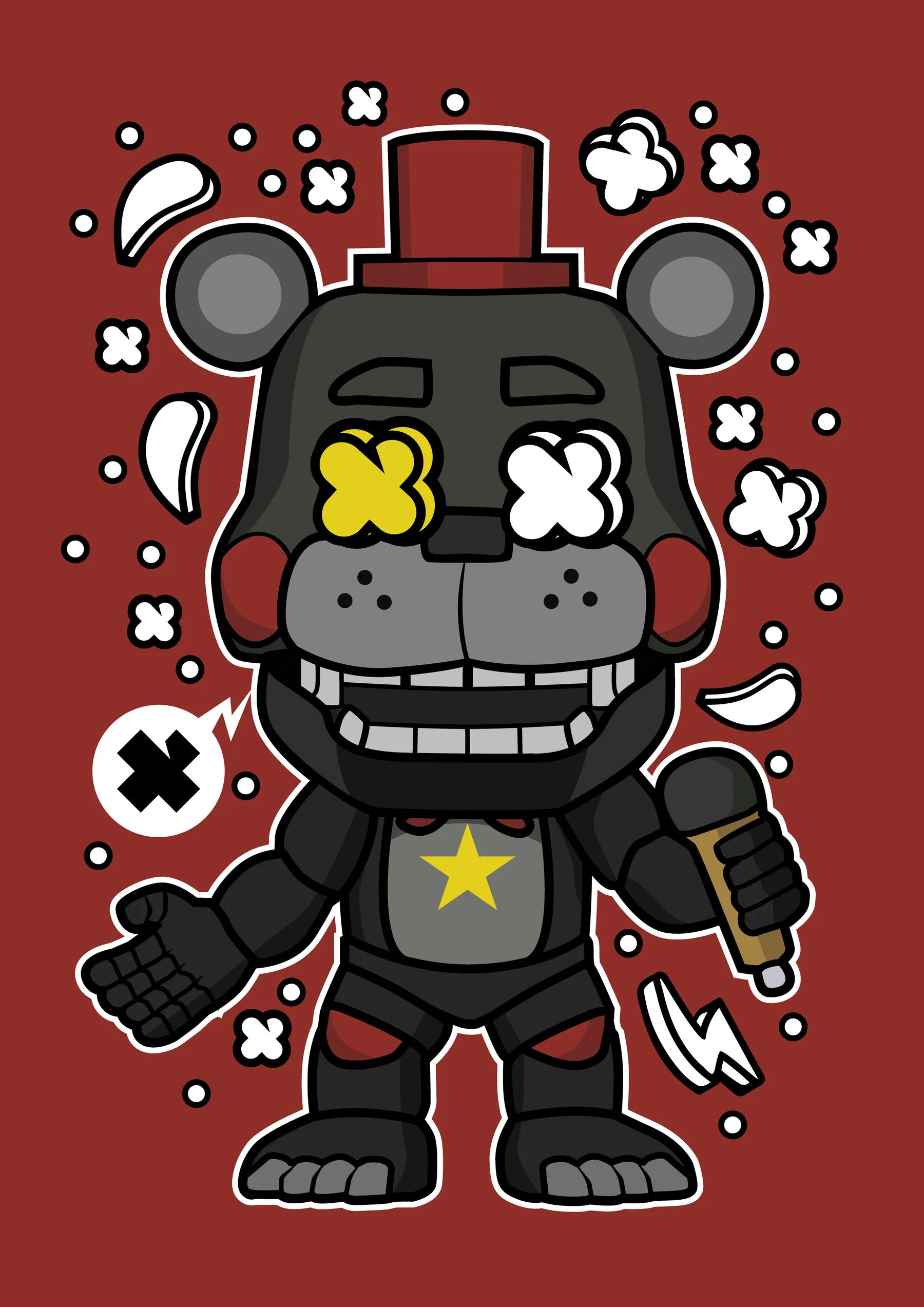 FNAF Freddy Oscuro