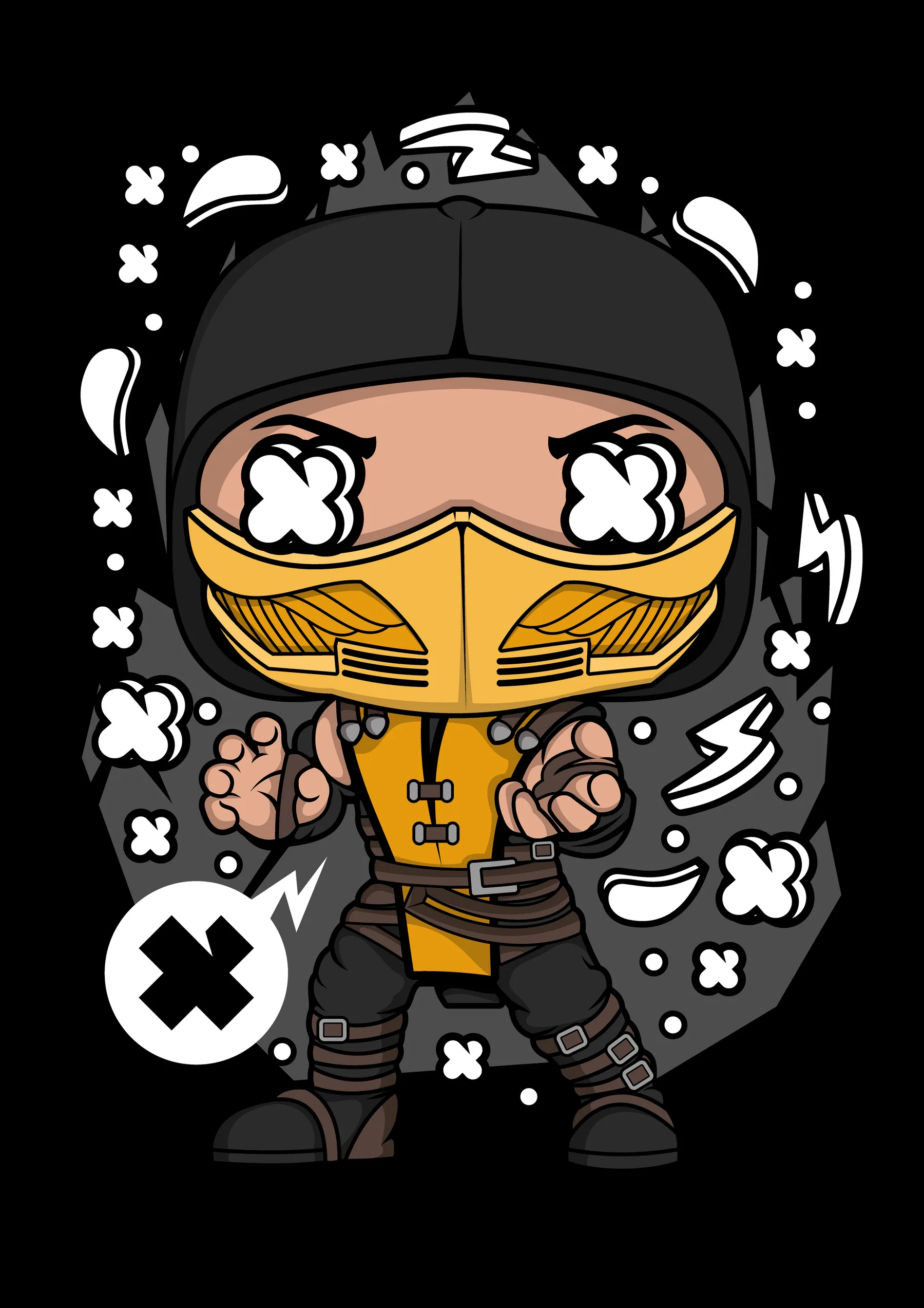 Mortal Kombat Scorpion Guerrero