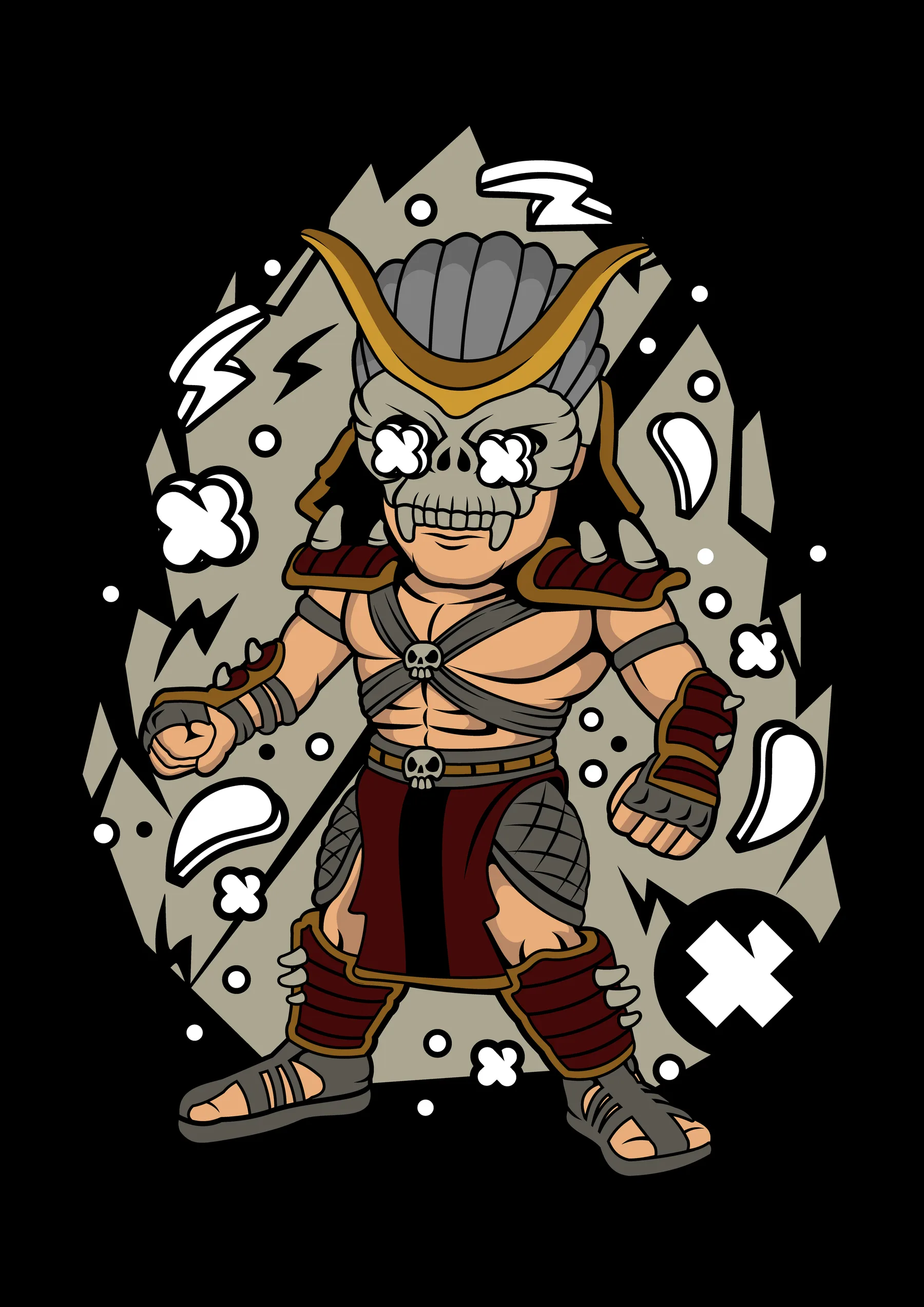 Guerrero con Armadura Samurai