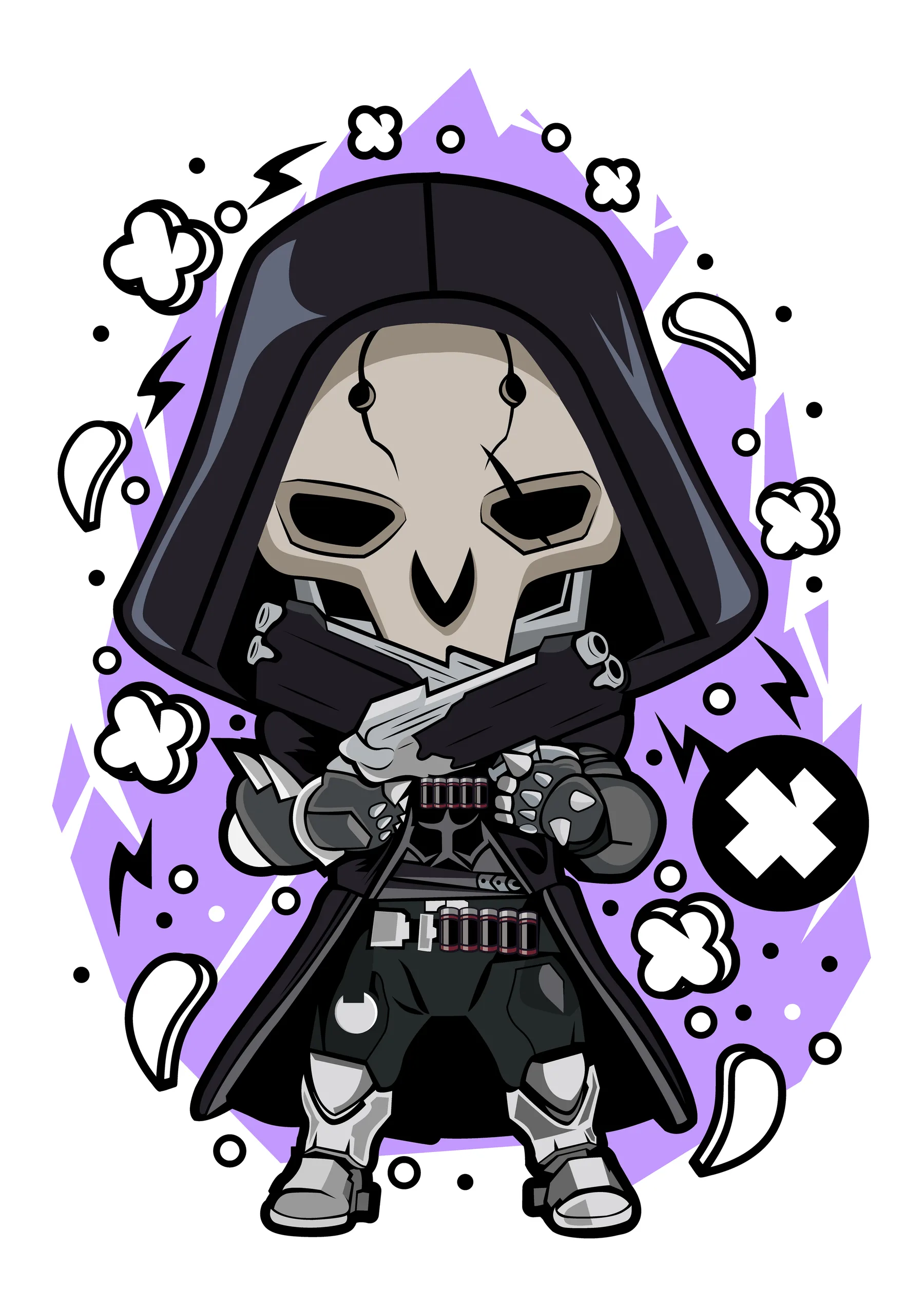 Overwatch Reaper con Guadana