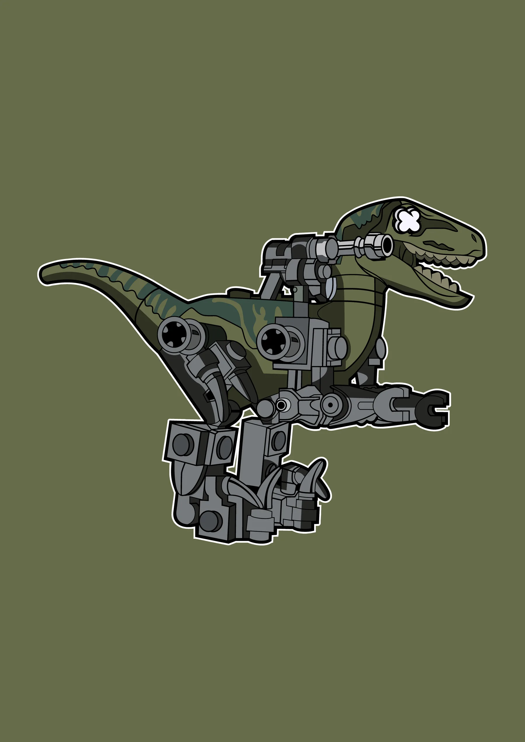 Dinosaurio Robot Lego