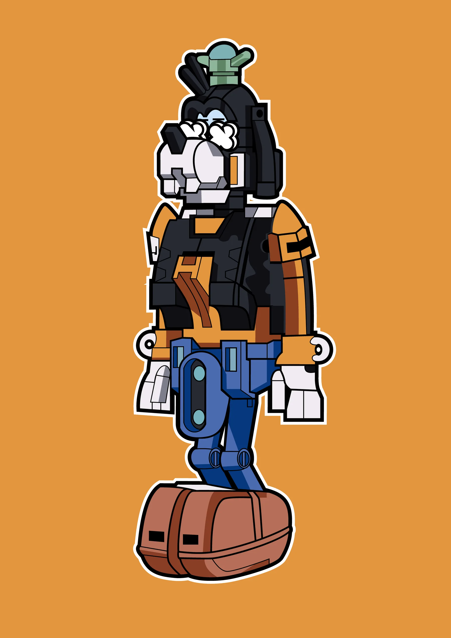 Goofy Lego