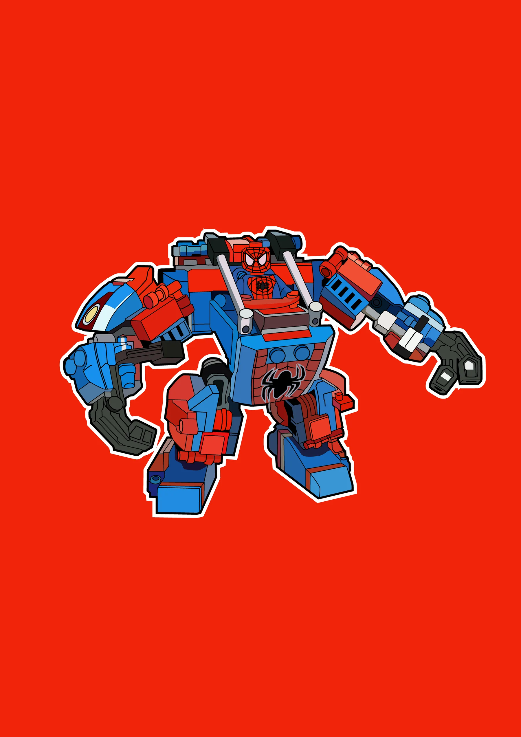 Robot Arana Azul Lego