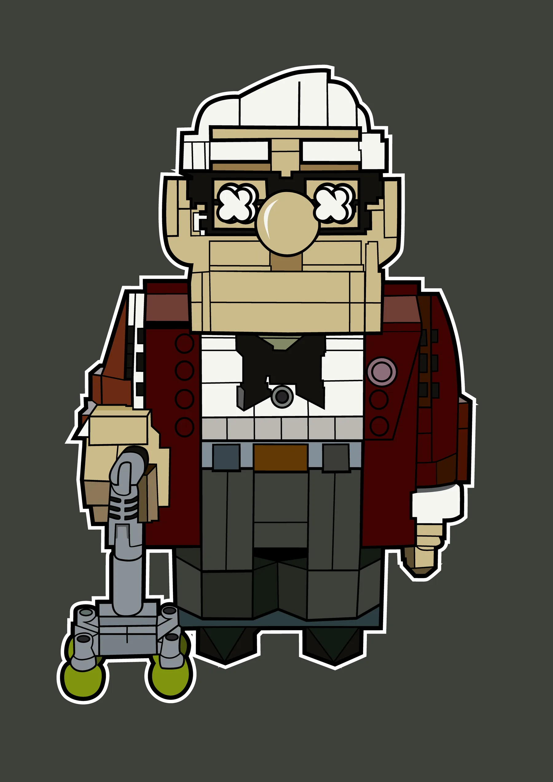 Anciano Lego Estilo Up