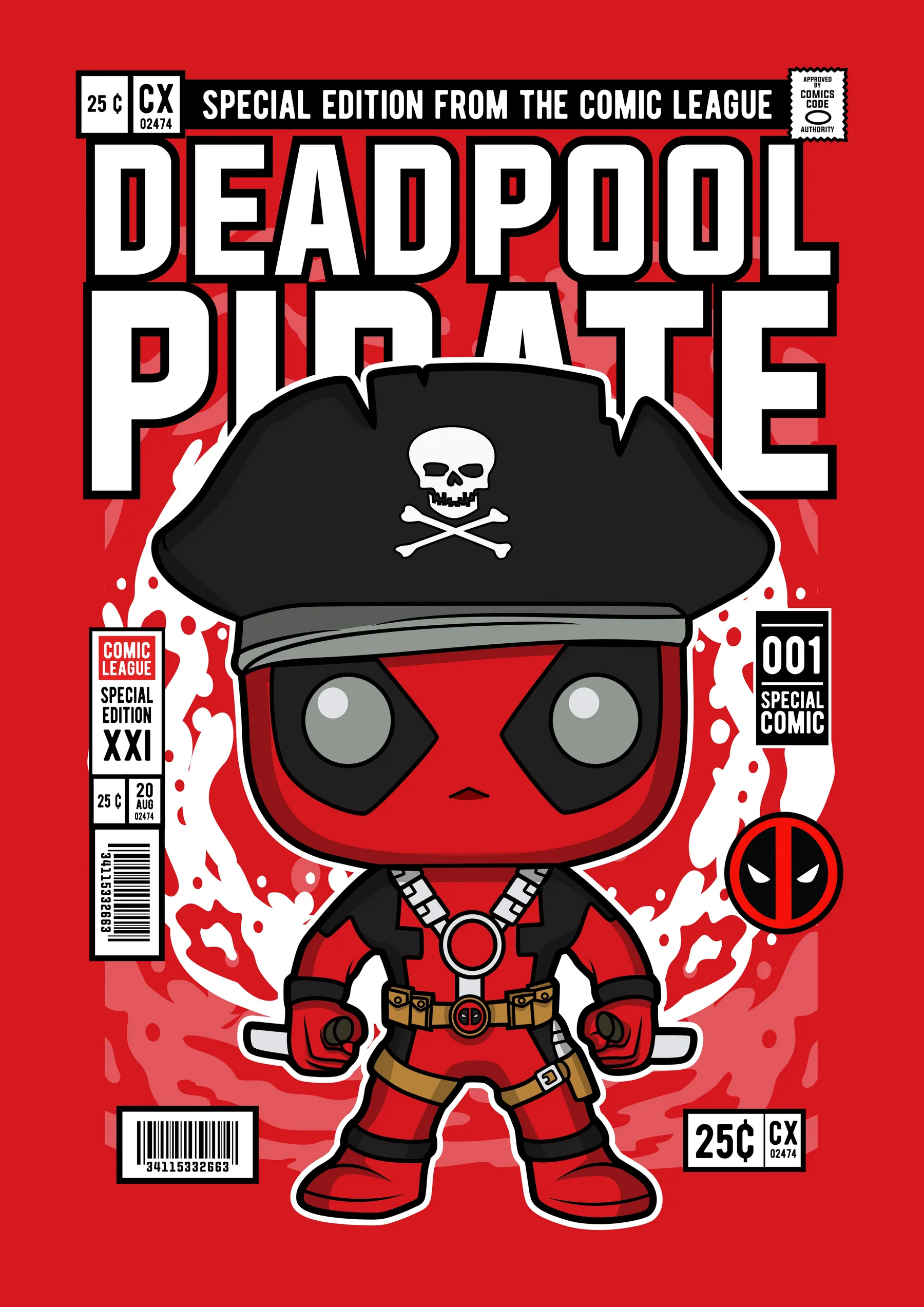 Deadpool Pirata