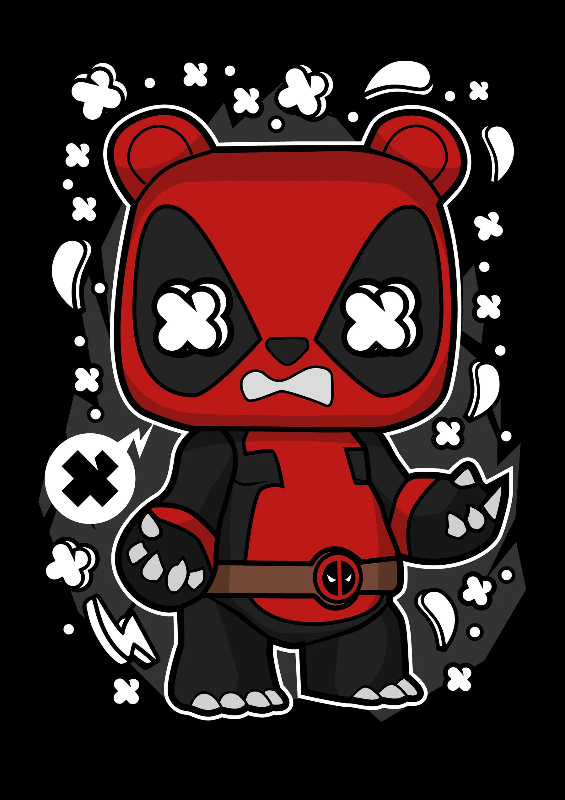 Deadpool Oso Panda