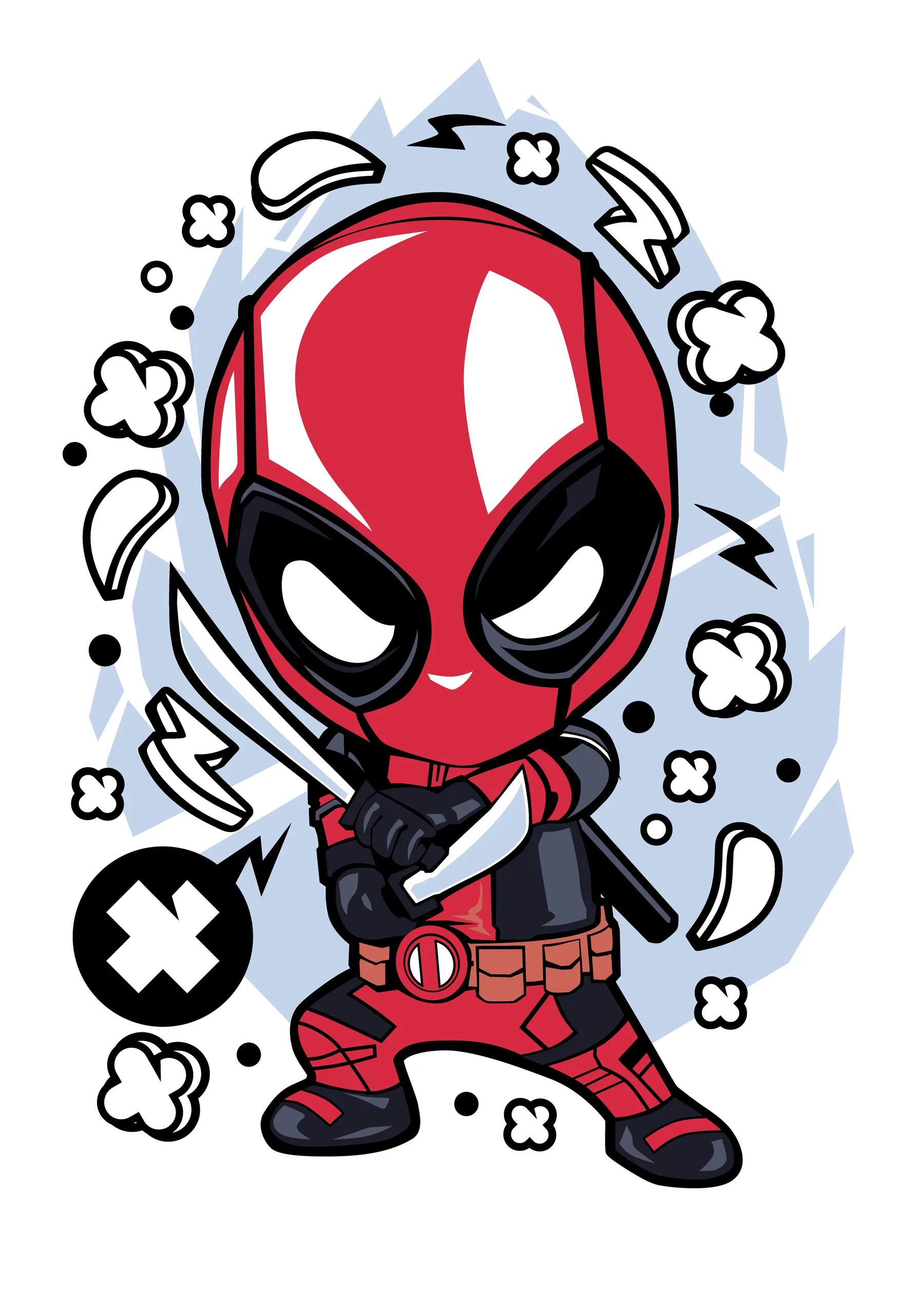 Deadpool Mascara Araña