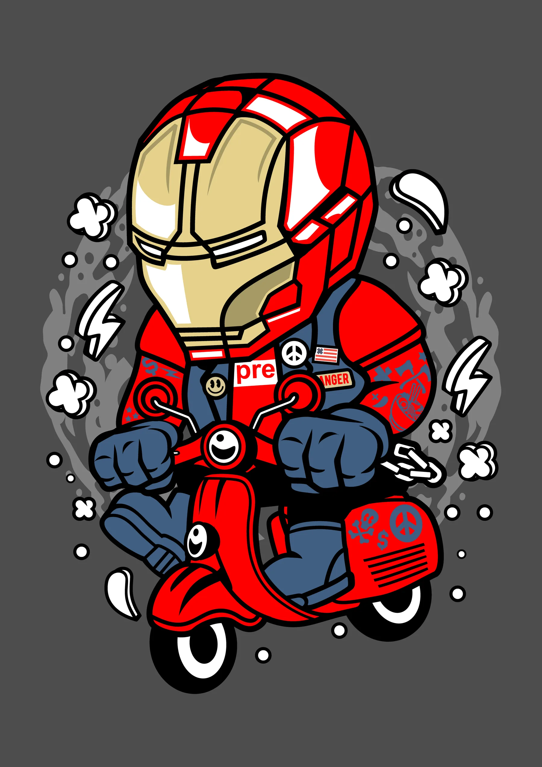 Iron Man Sentado