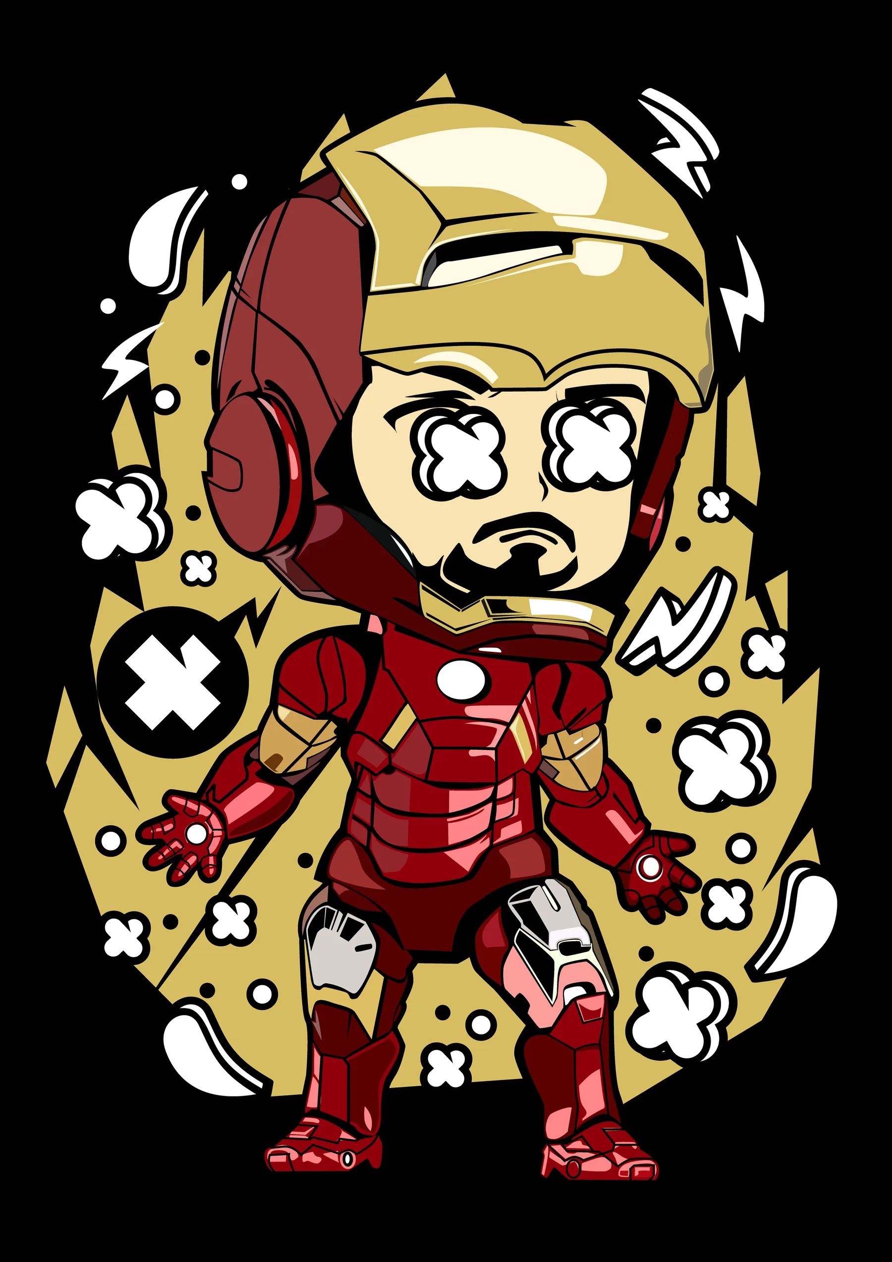 Iron Man Dorado