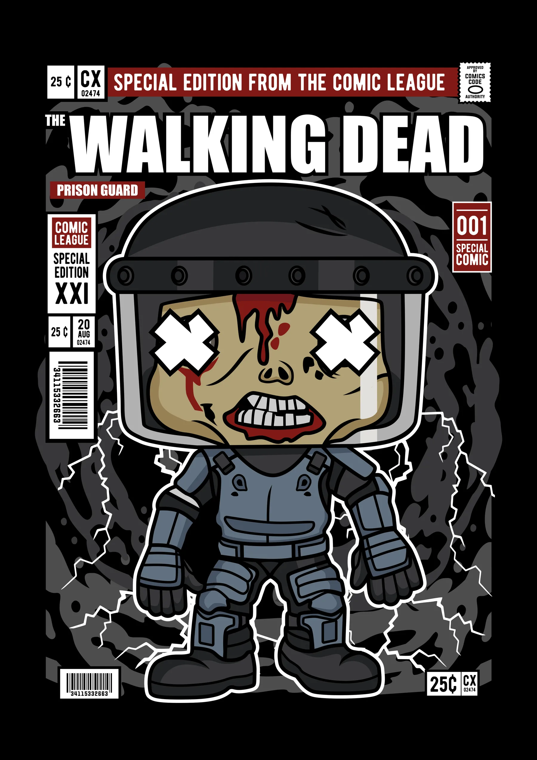 The Walking Dead - Caminante Guardia de Prision