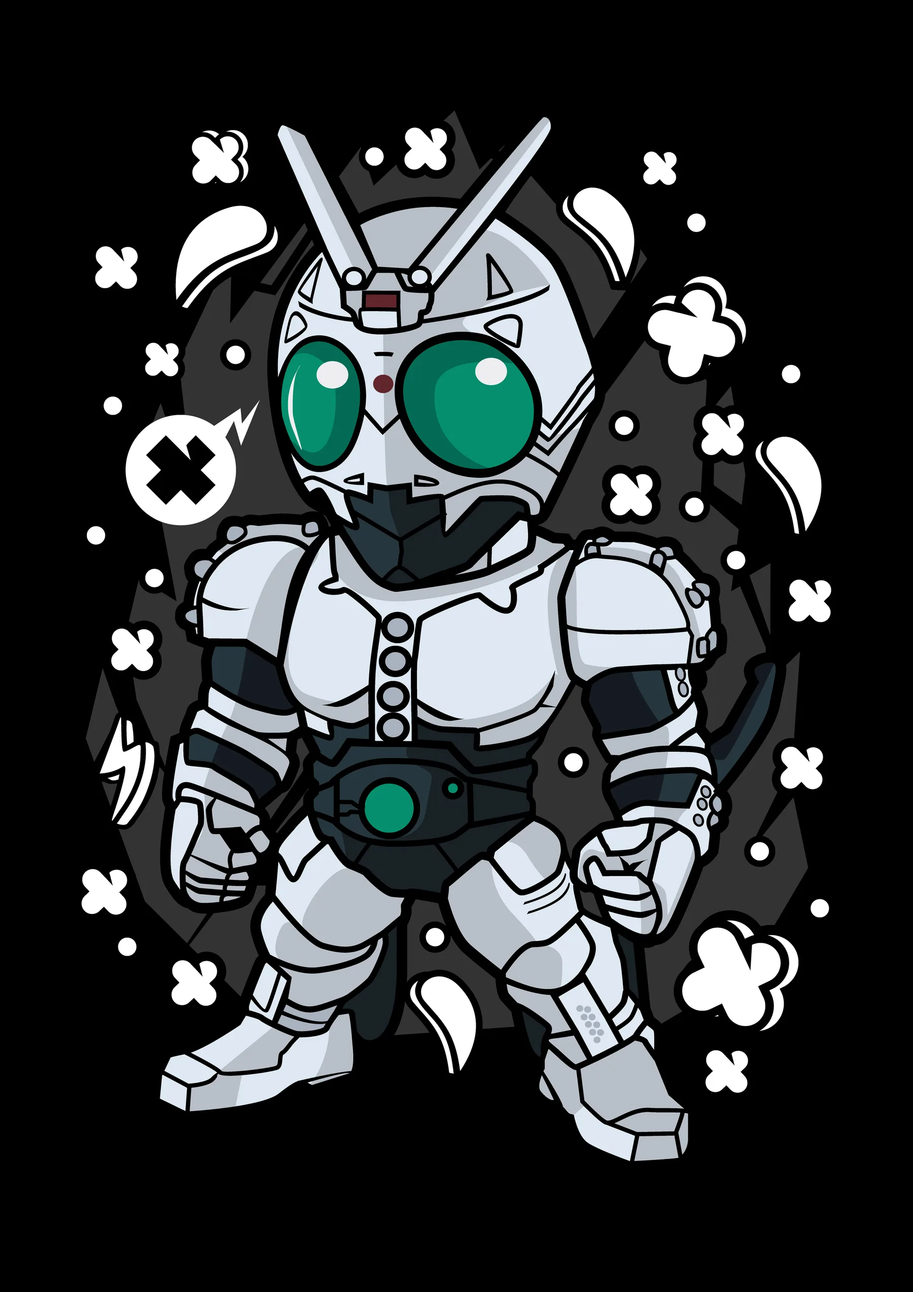Kamen Rider Blanco y Verde