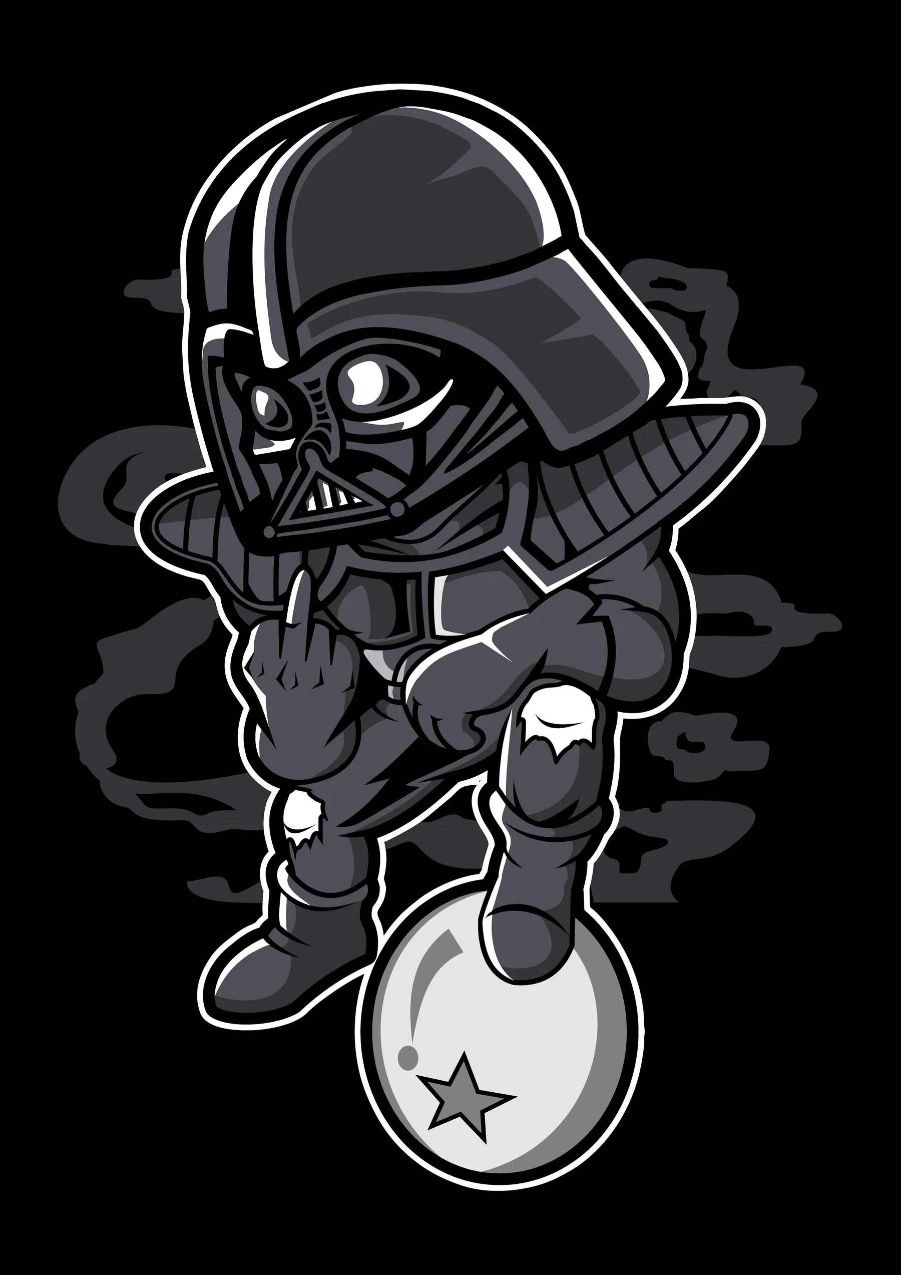Darth Vader en Motoneta