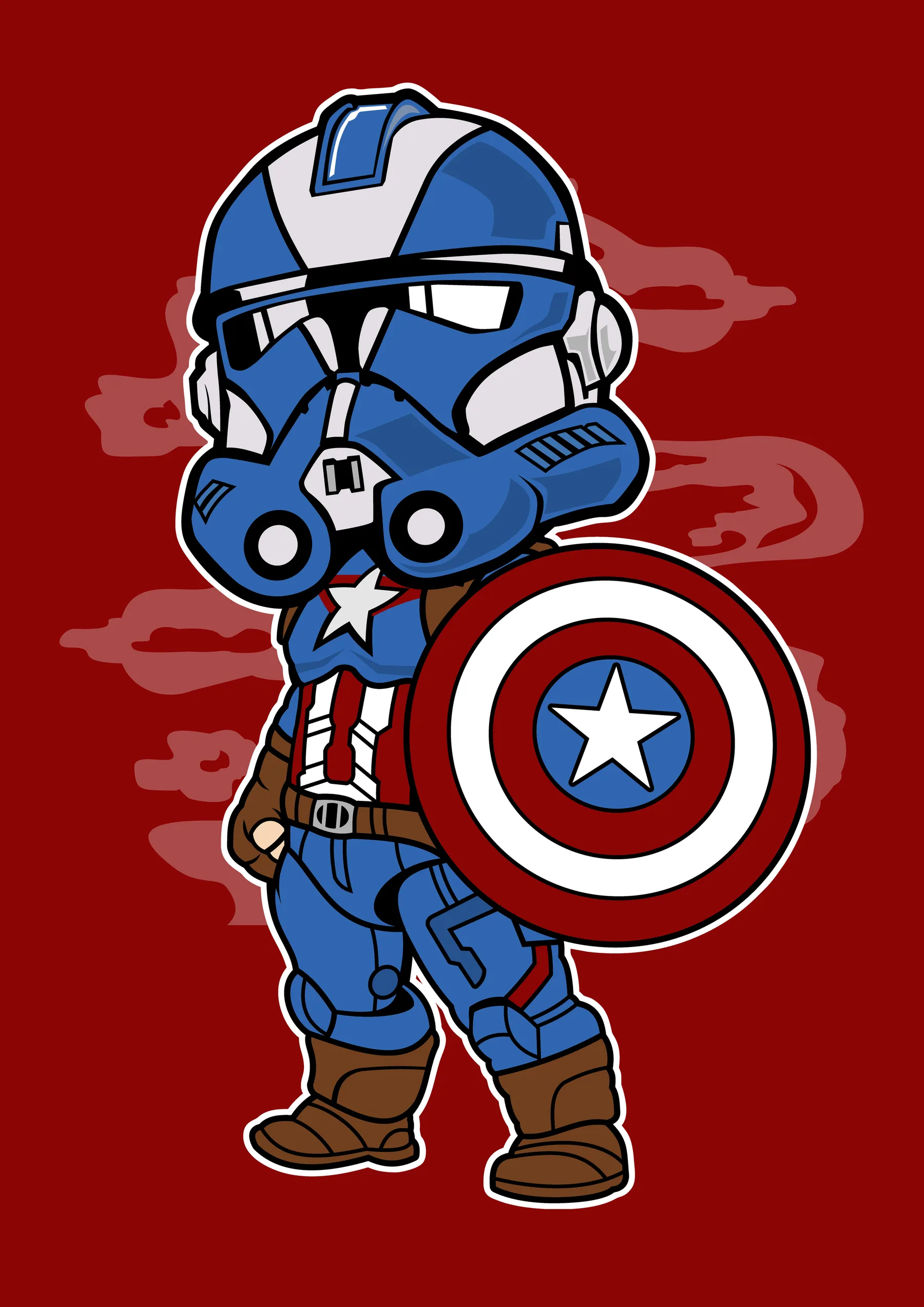 Stormtrooper Estilo Capitan America