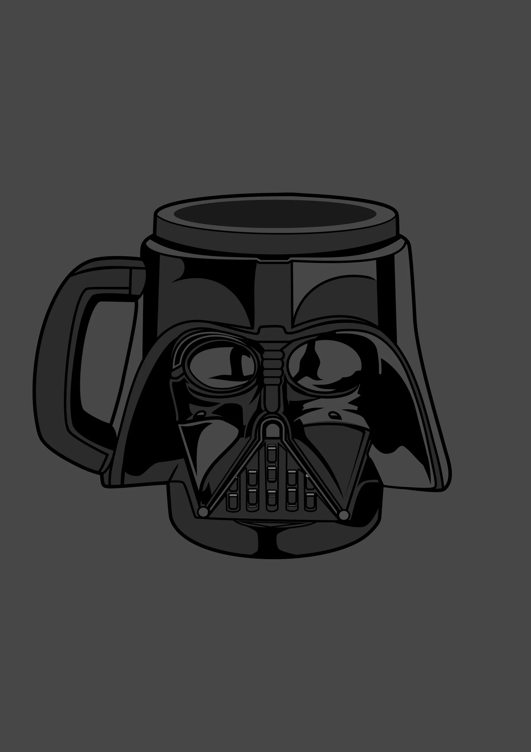 Taza con Cabeza de Darth Vader