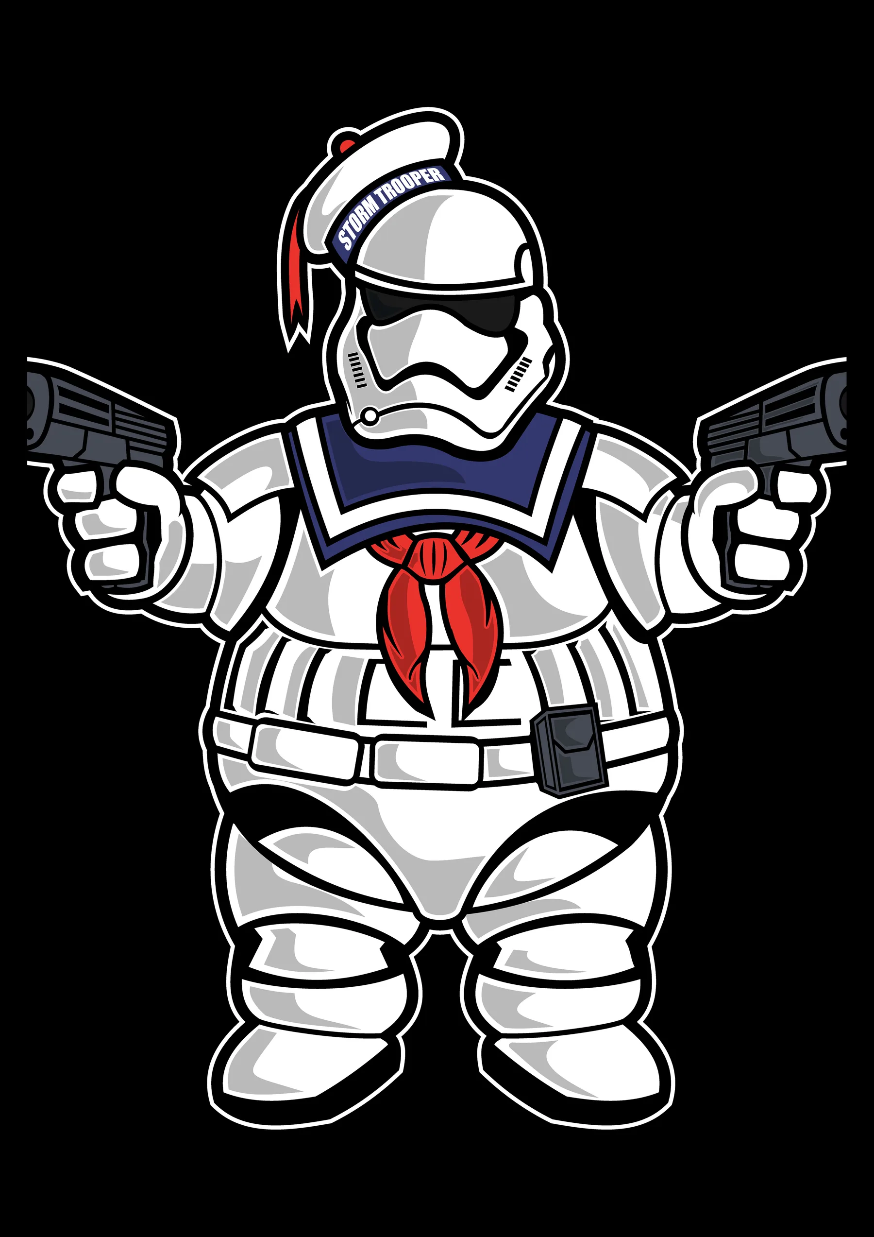 Stormtrooper Redondo Estilo Malvavisco