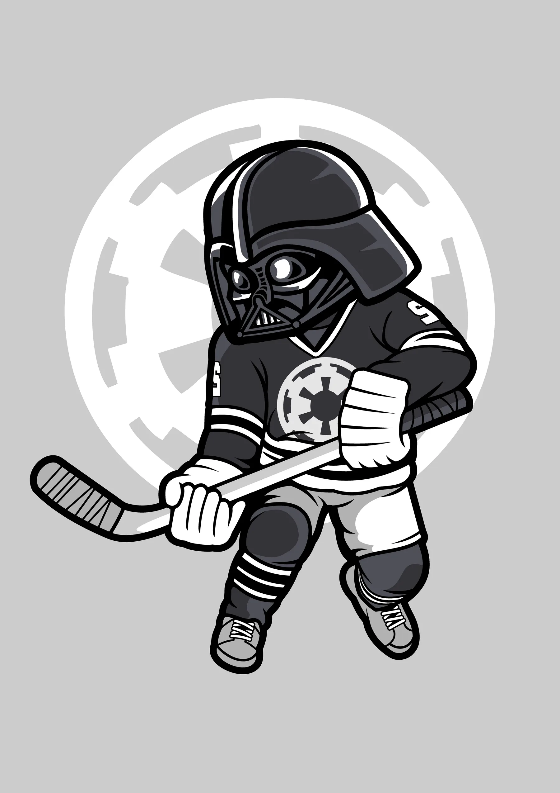 Stormtrooper Jugando Hockey
