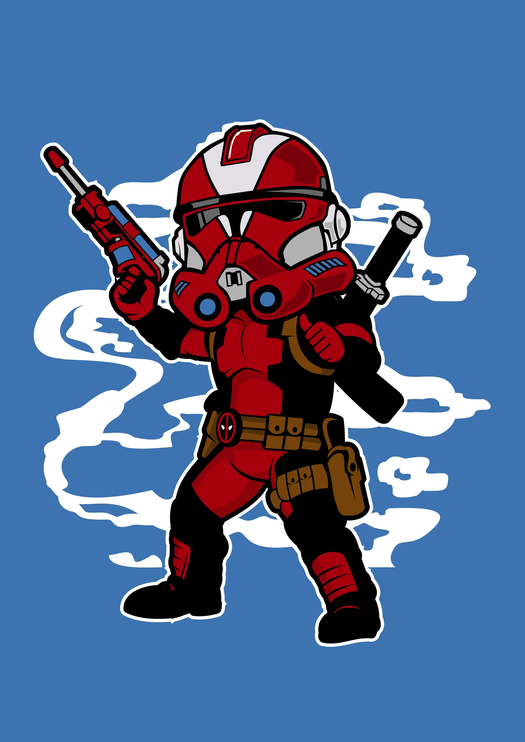Trooper Rojo Sith con Sable