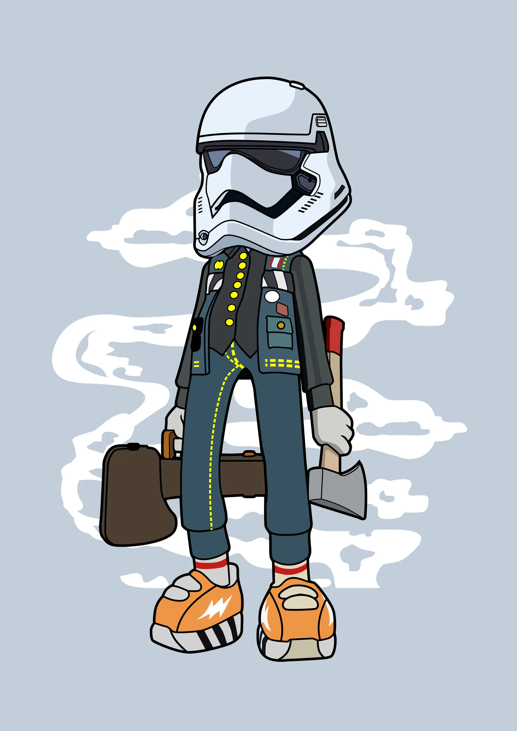 Piloto Stormtrooper con Maletin