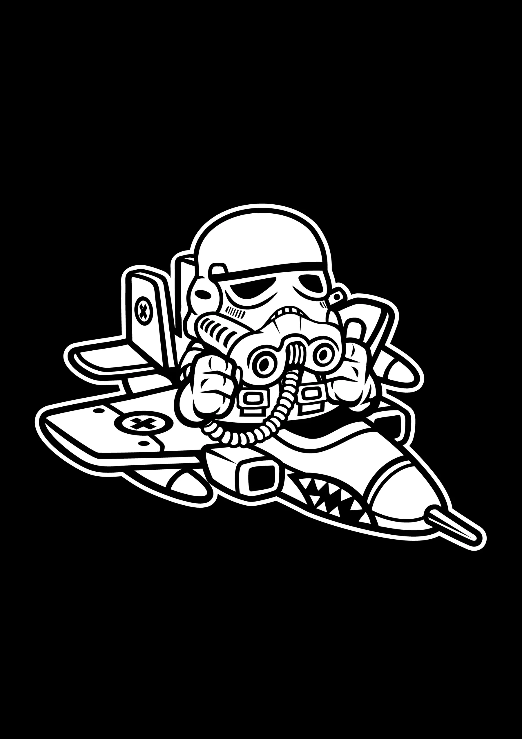 Stormtrooper en Nave Pequena