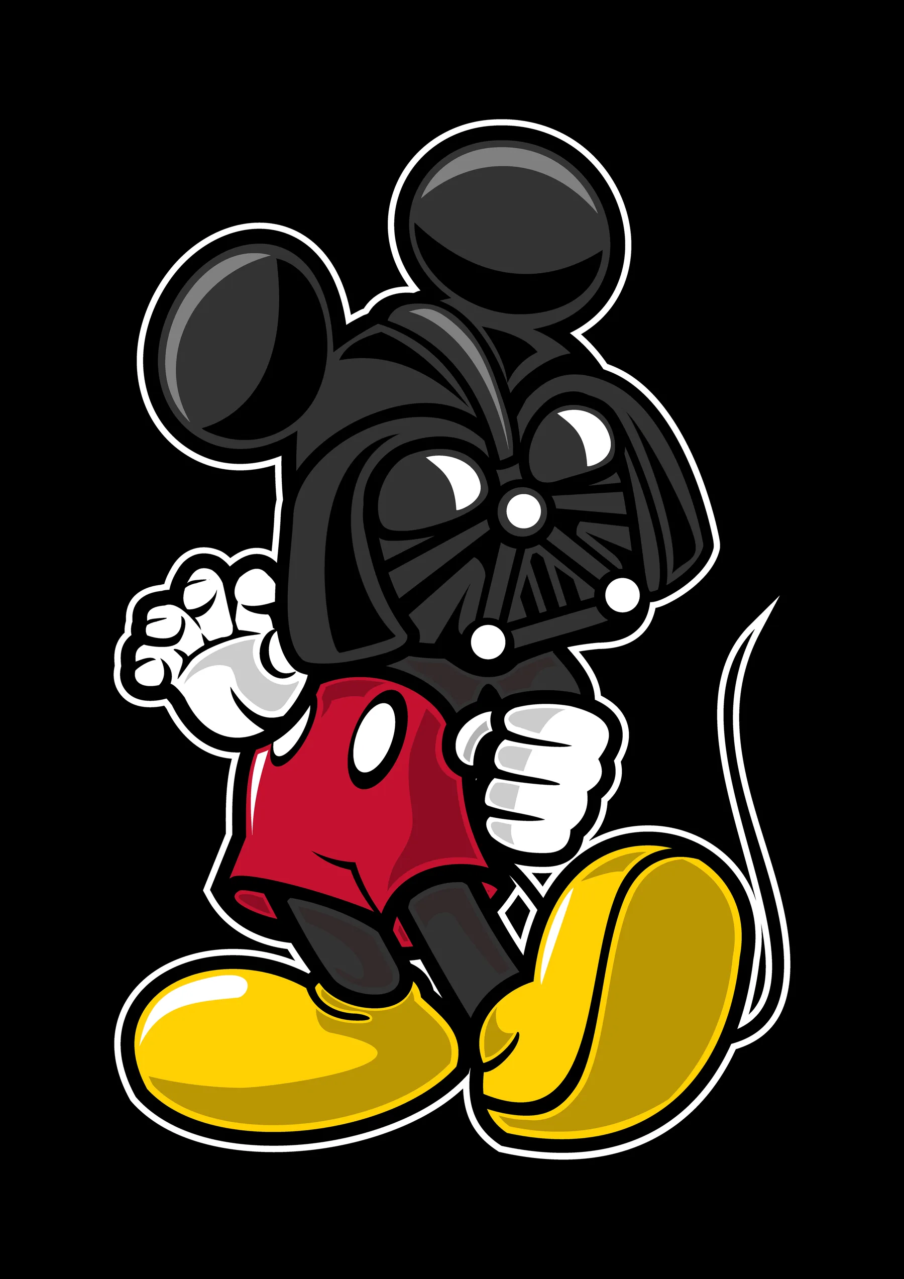Mickey Mouse Estilo Darth Vader