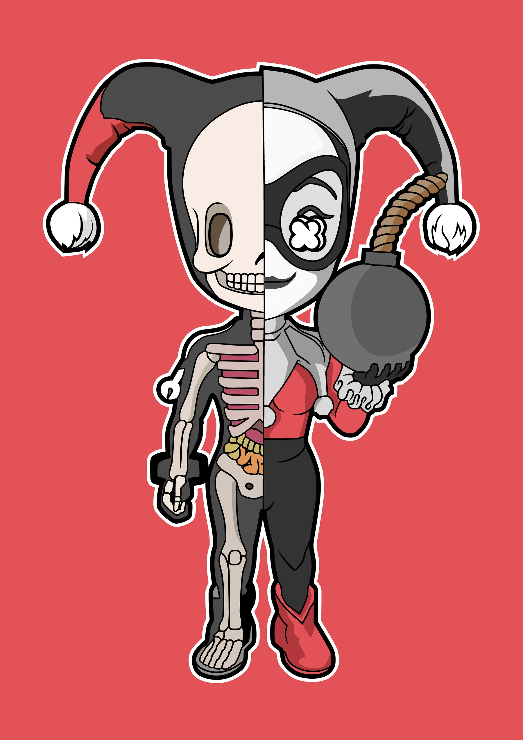Harley Quinn Rayos X