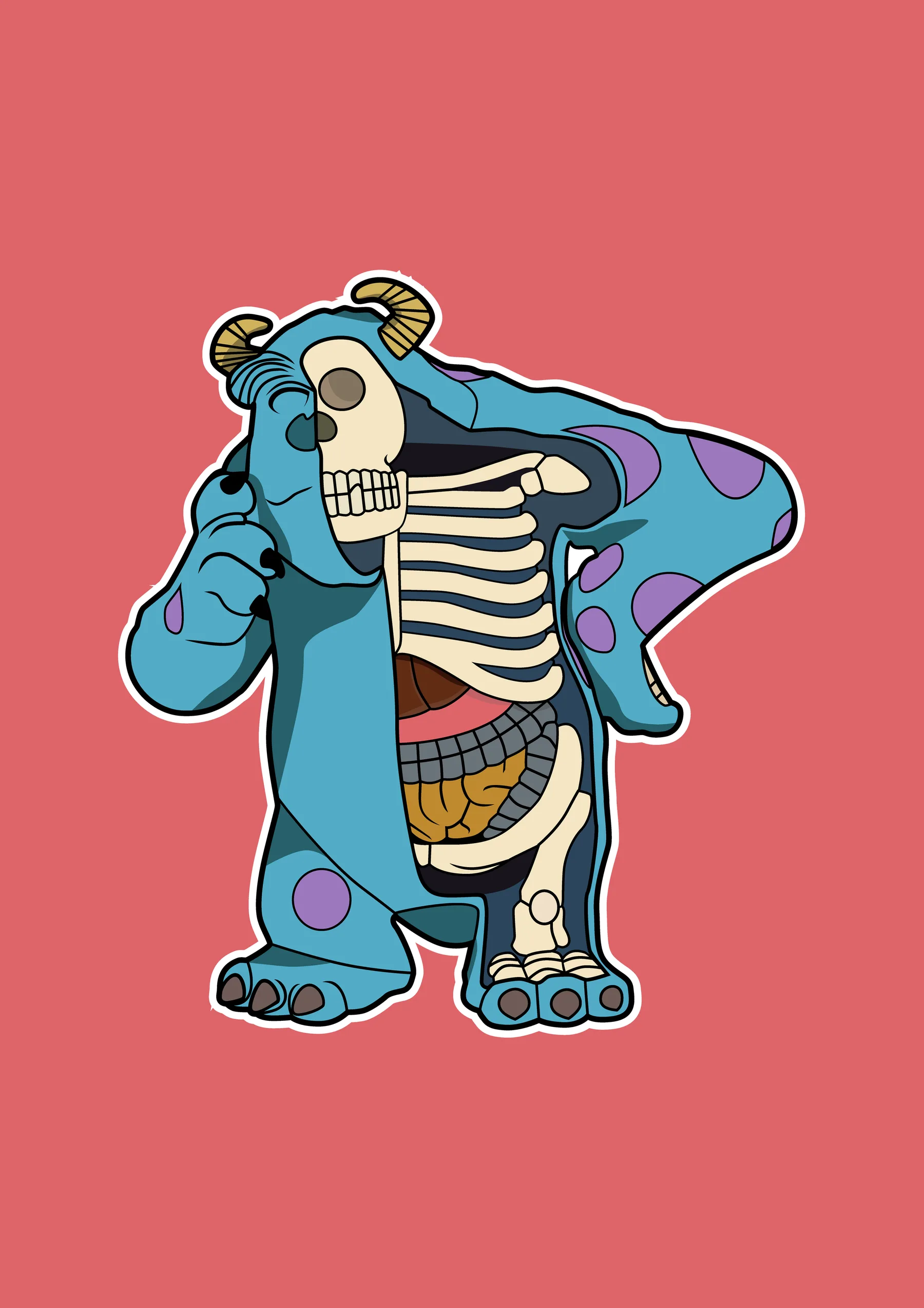 Sulley Monsters Inc Rayos X