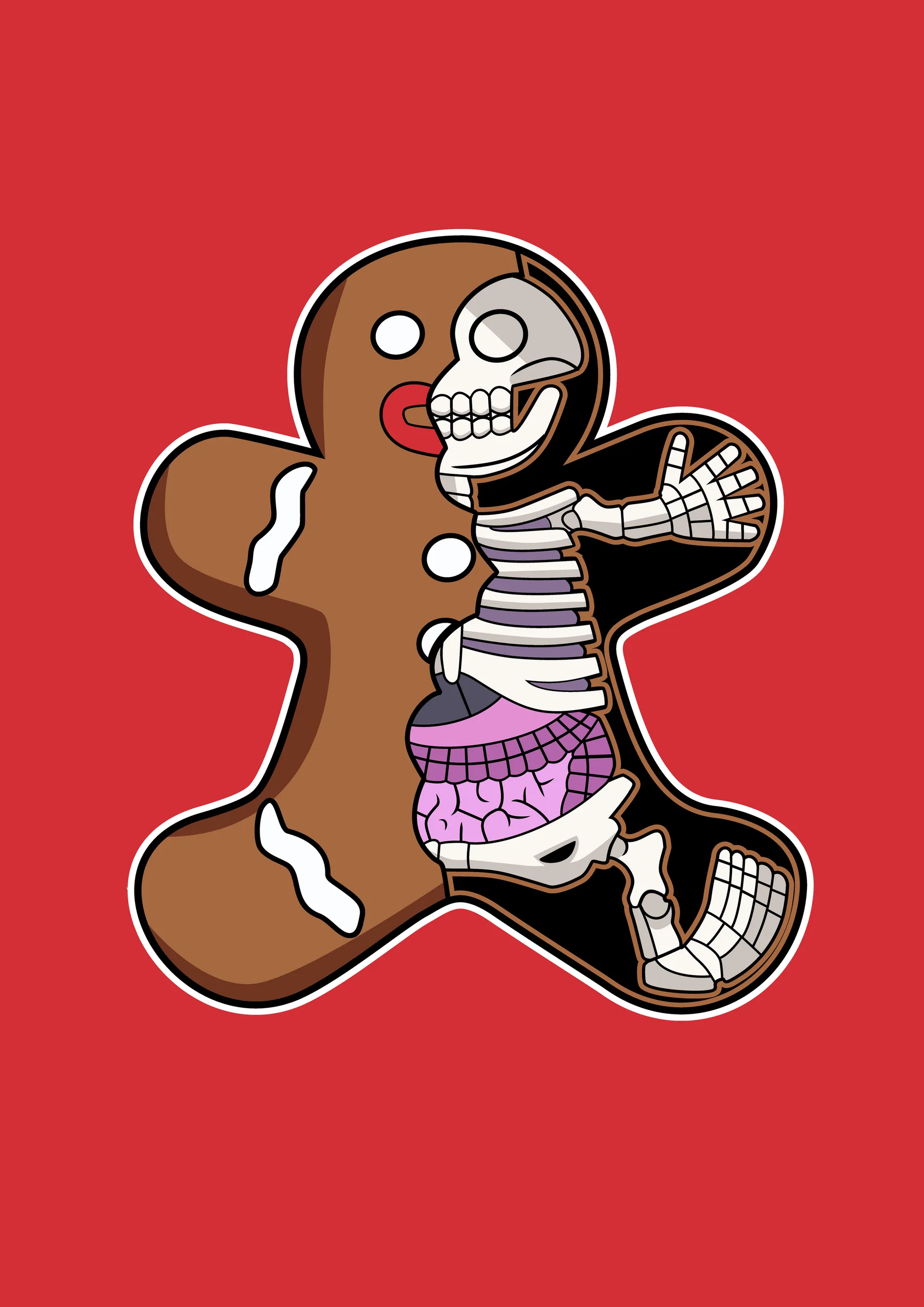 Hombre de Jengibre Rayos X