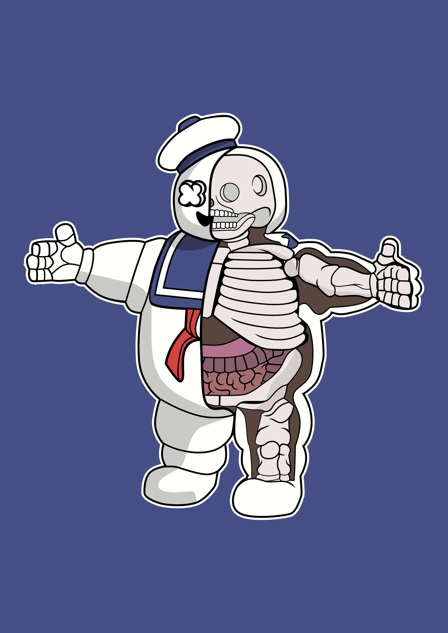 Stay Puft Hombre Malvavisco Rayos X
