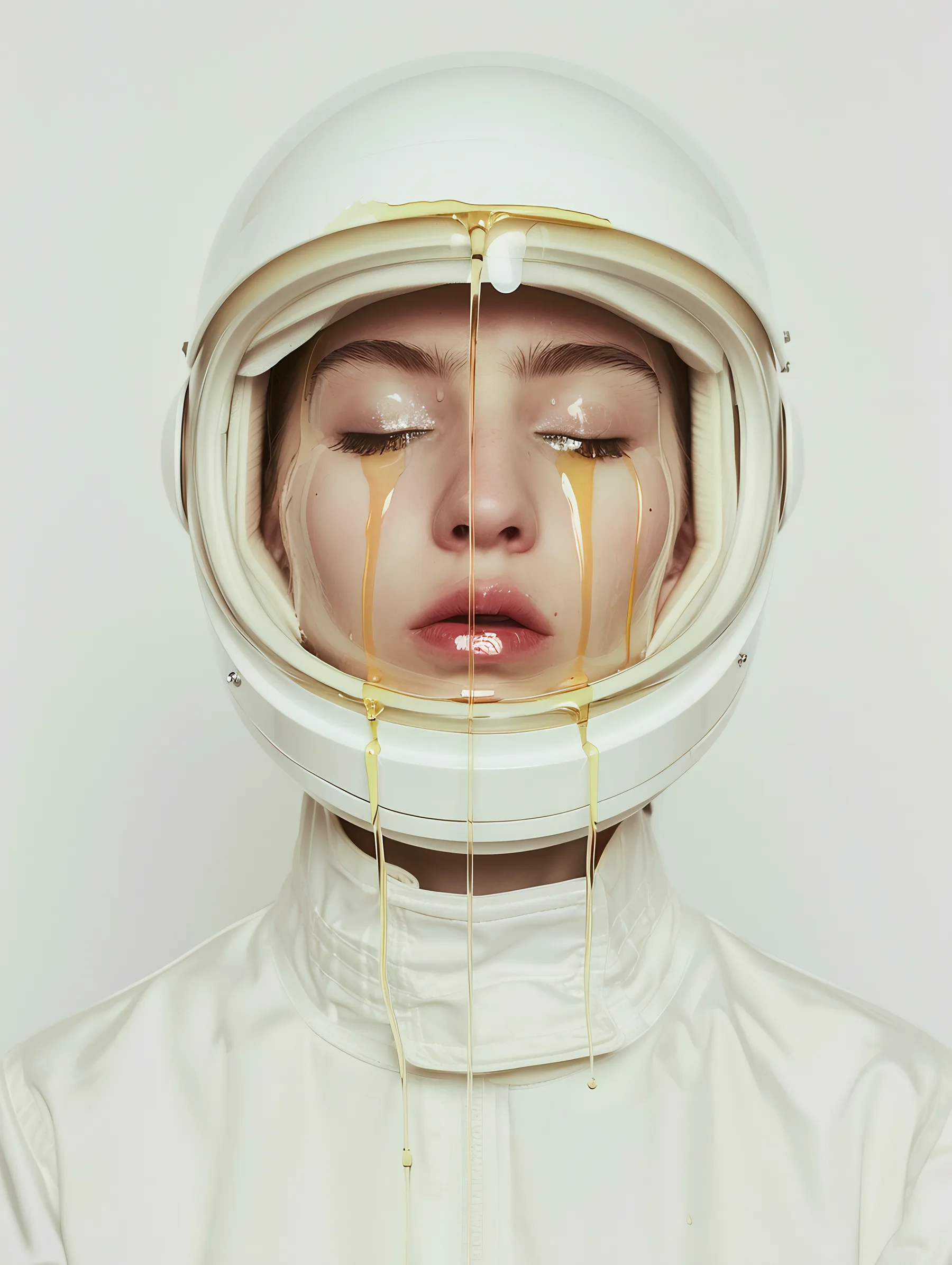 Astronauta con Miel Cayendo