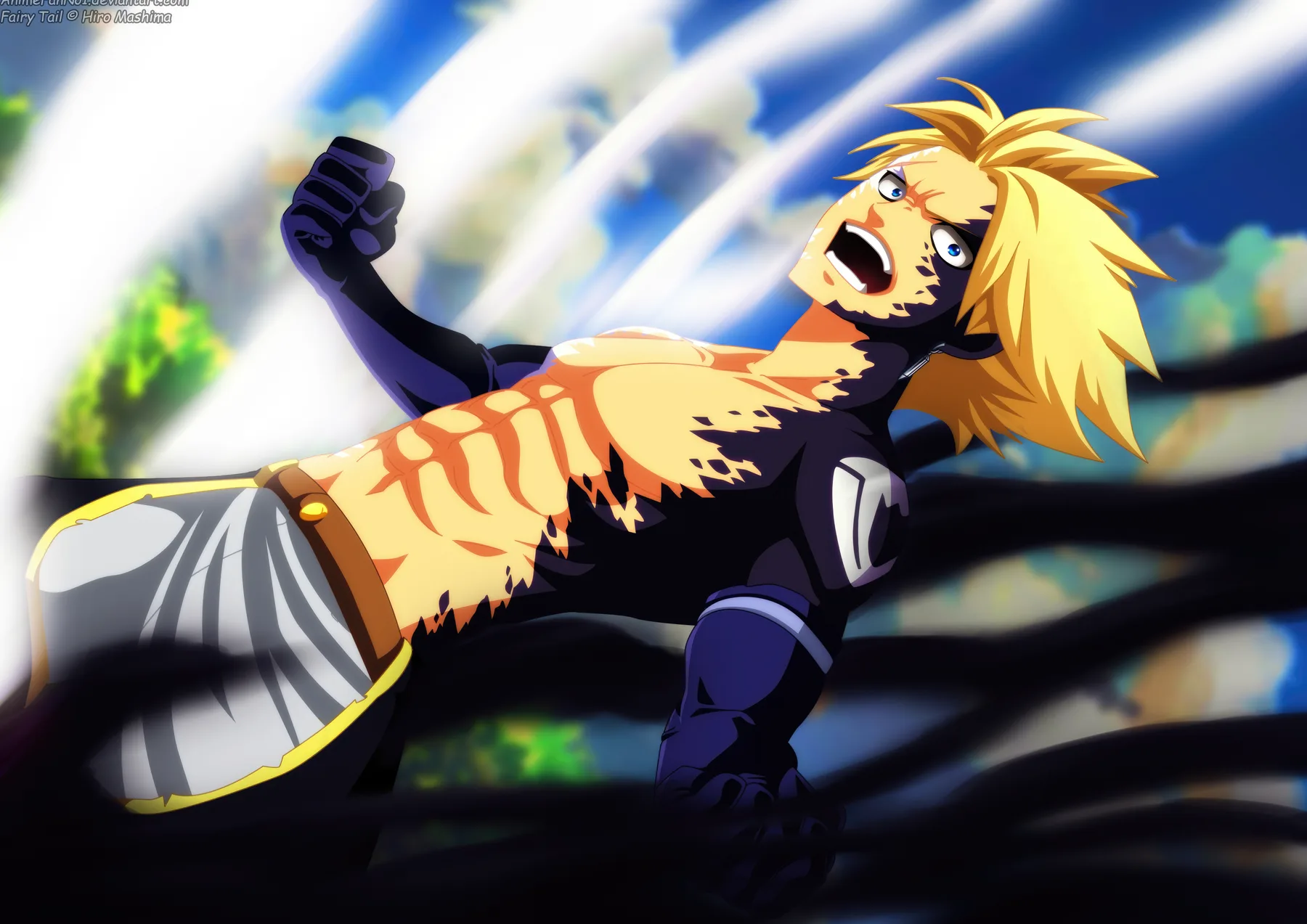 Sting Eucliffe Sabertooth en Combate