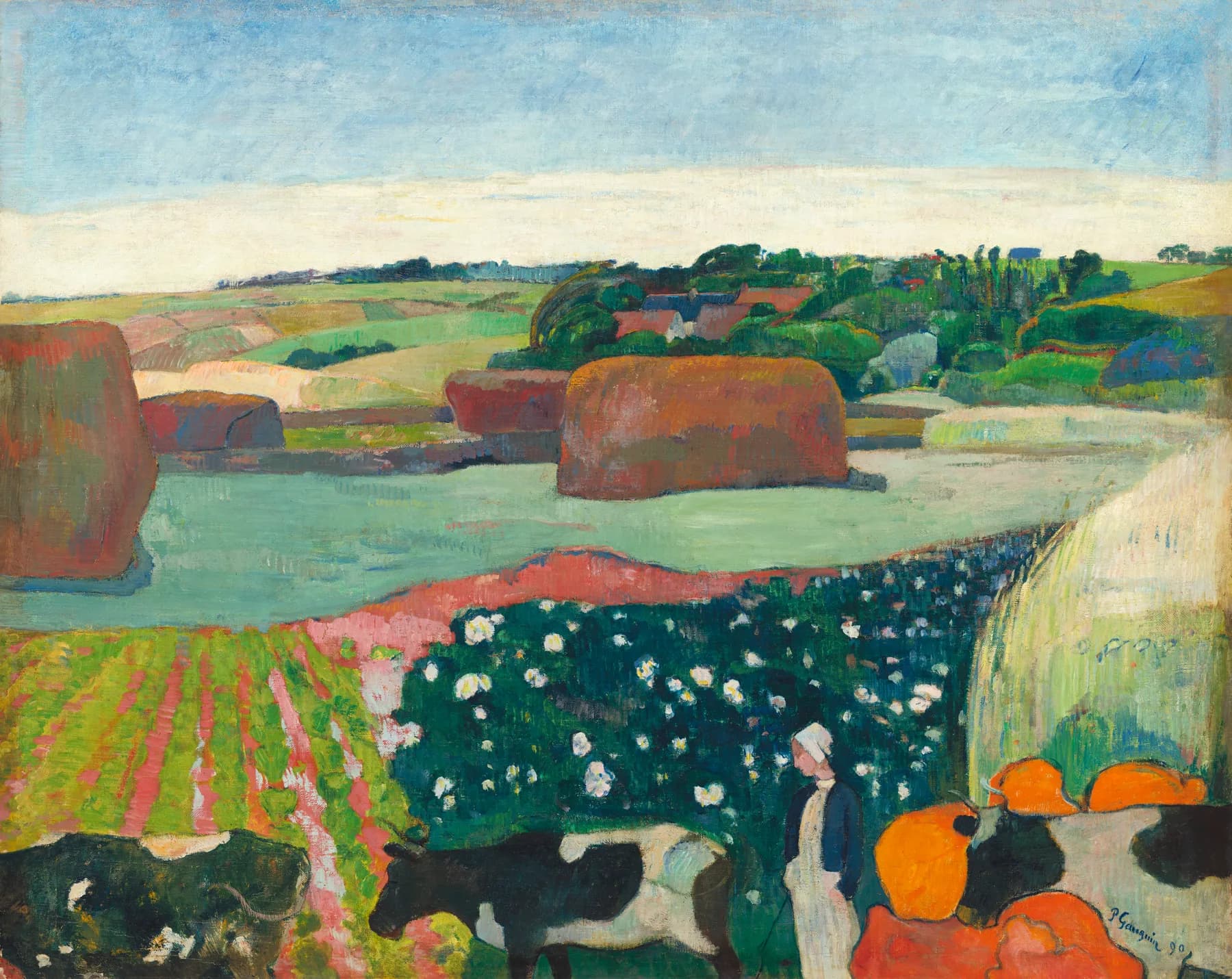 Casa de Campo en el Campo - Paul Gauguin